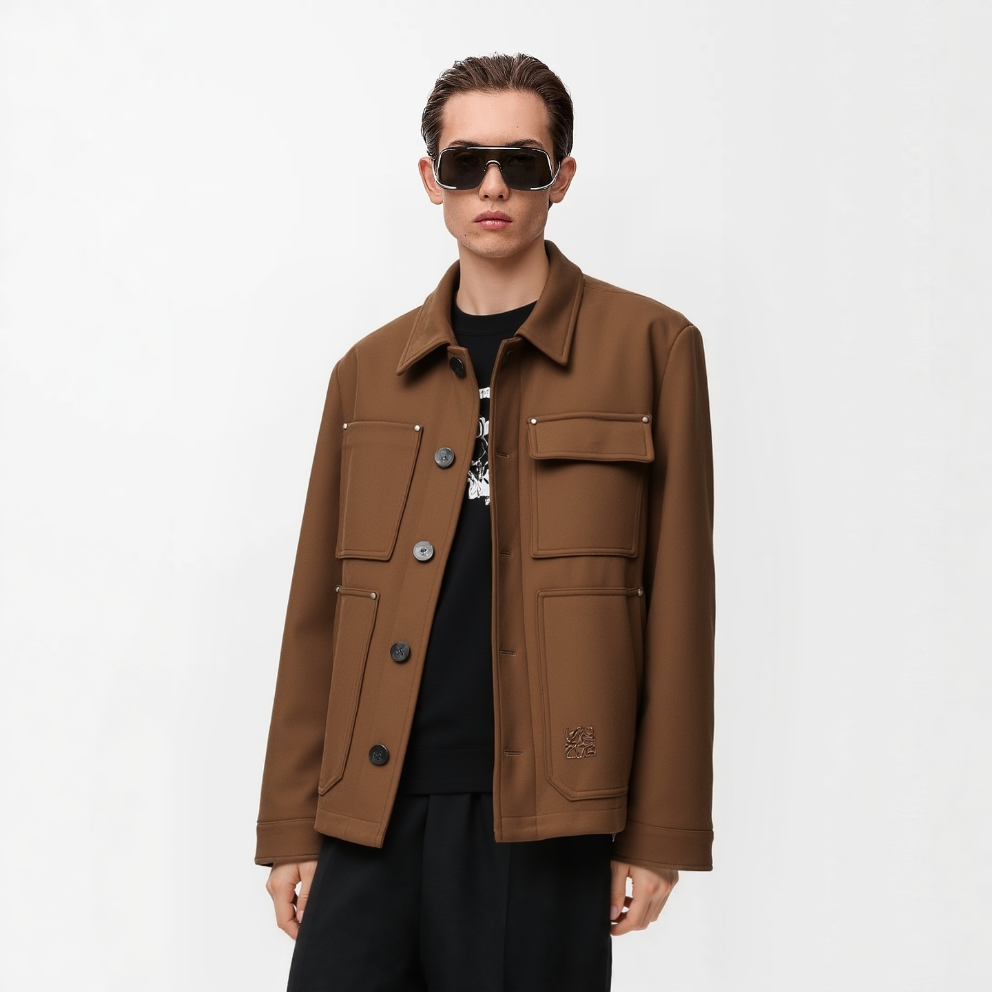 羽绒服 模特图～