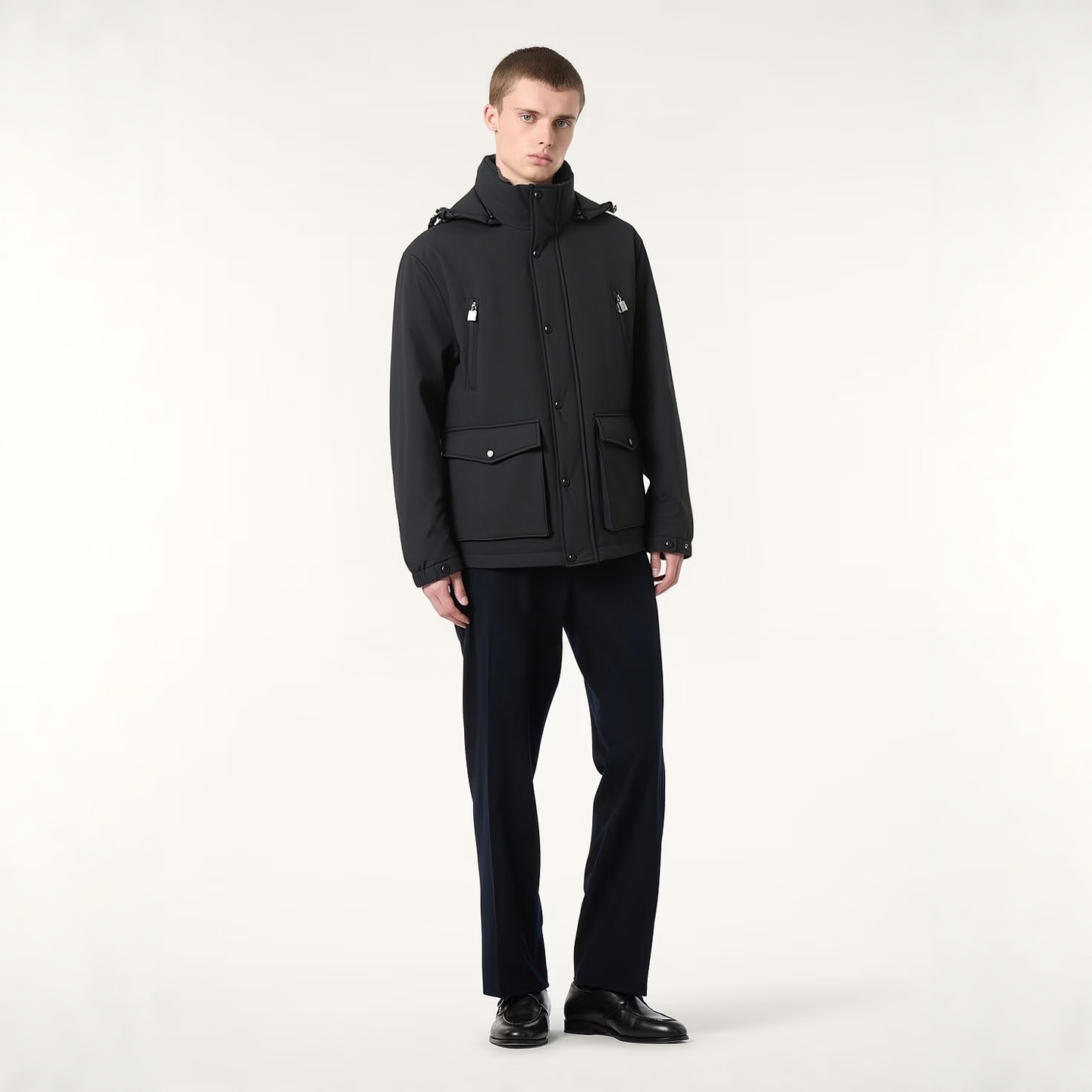 羽绒服 模特图～