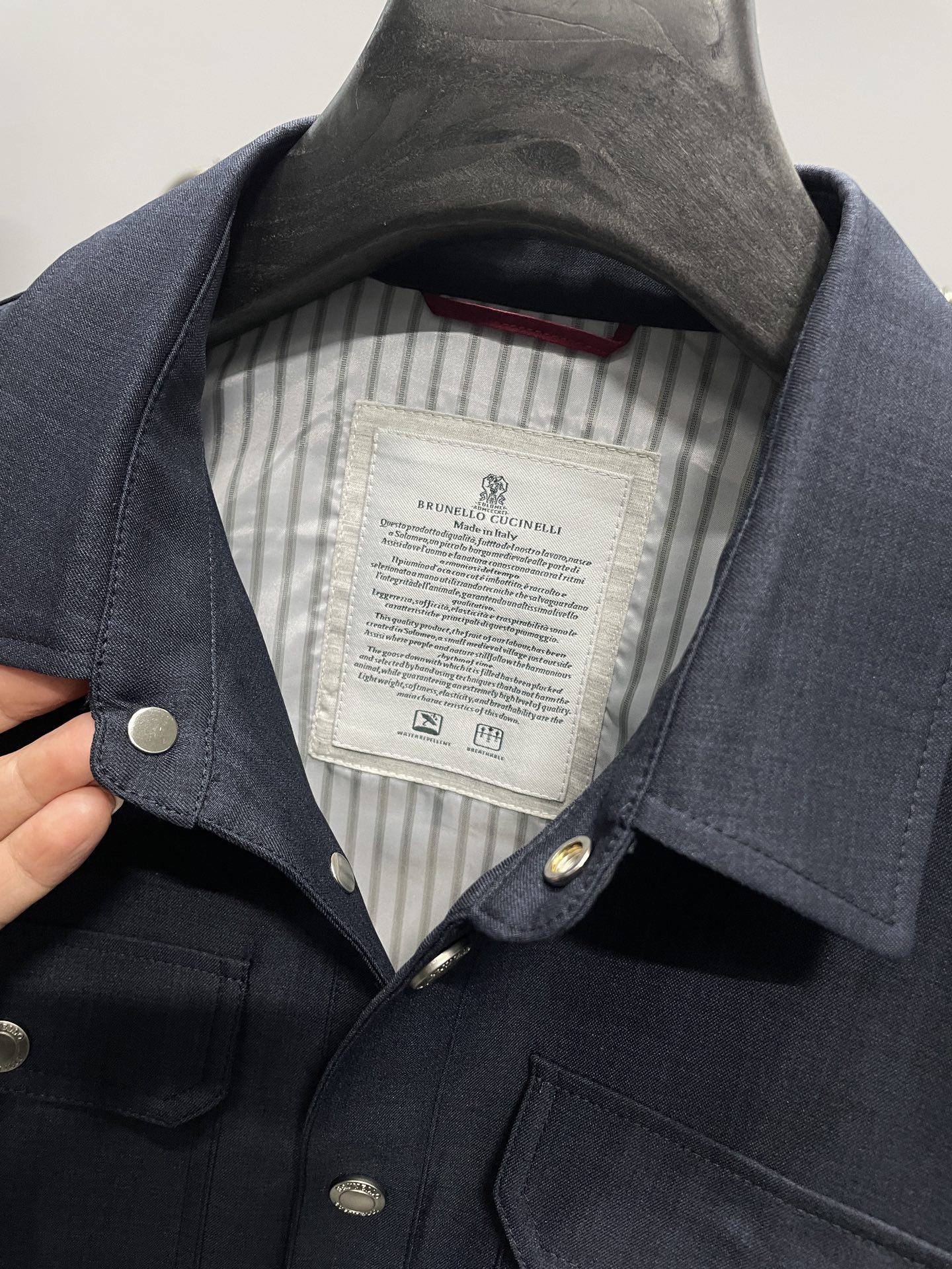 藏青色细节图～