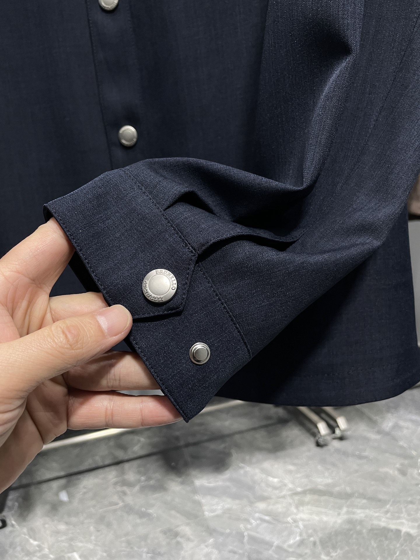 藏青色细节图～