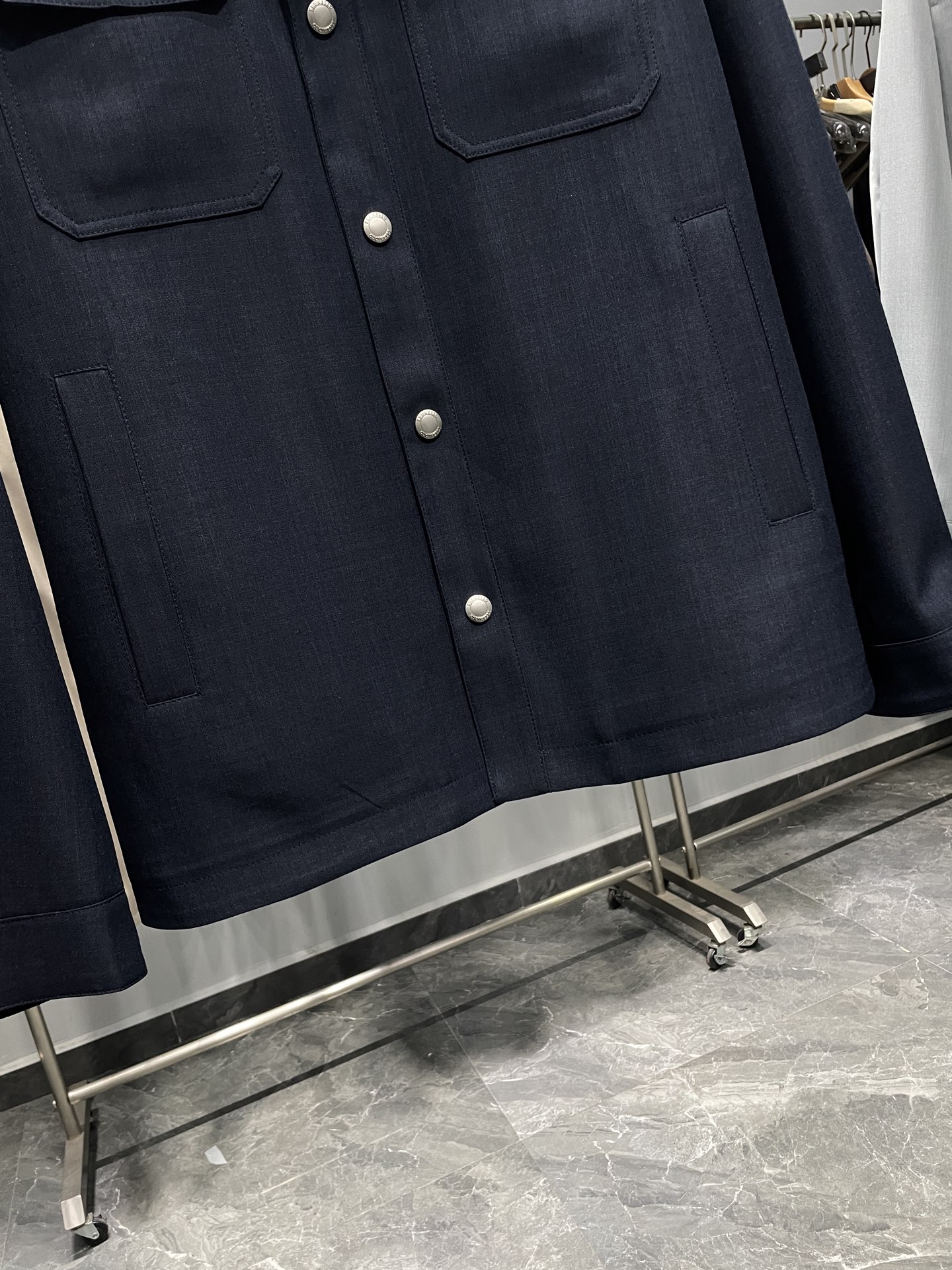 藏青色细节图～