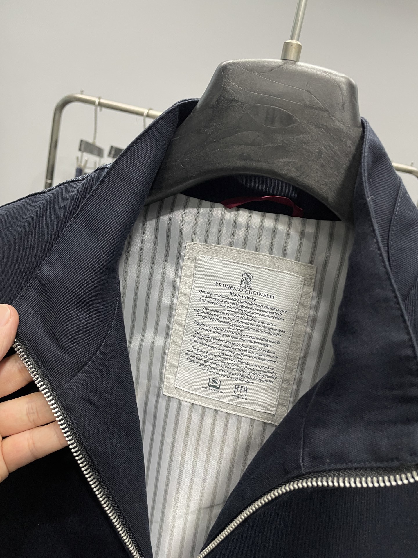 藏青色细节图～