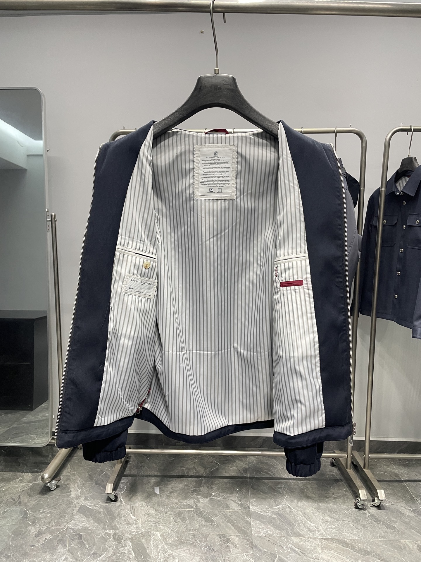 藏青色细节图～