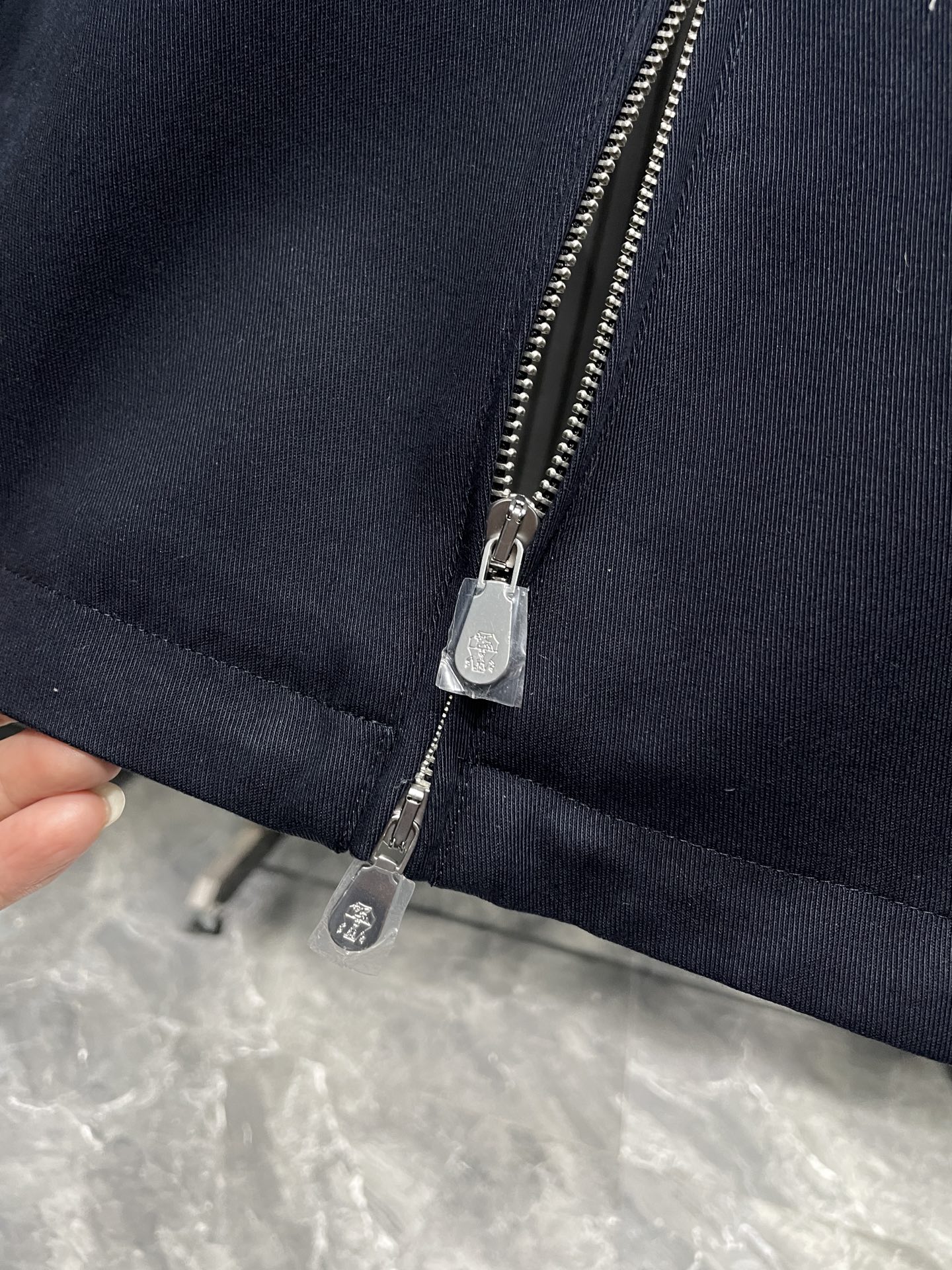 藏青色细节图～