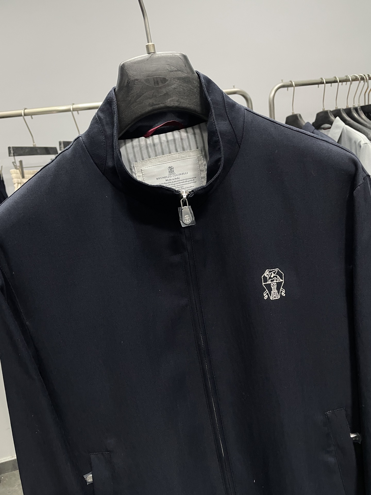 藏青色细节图～