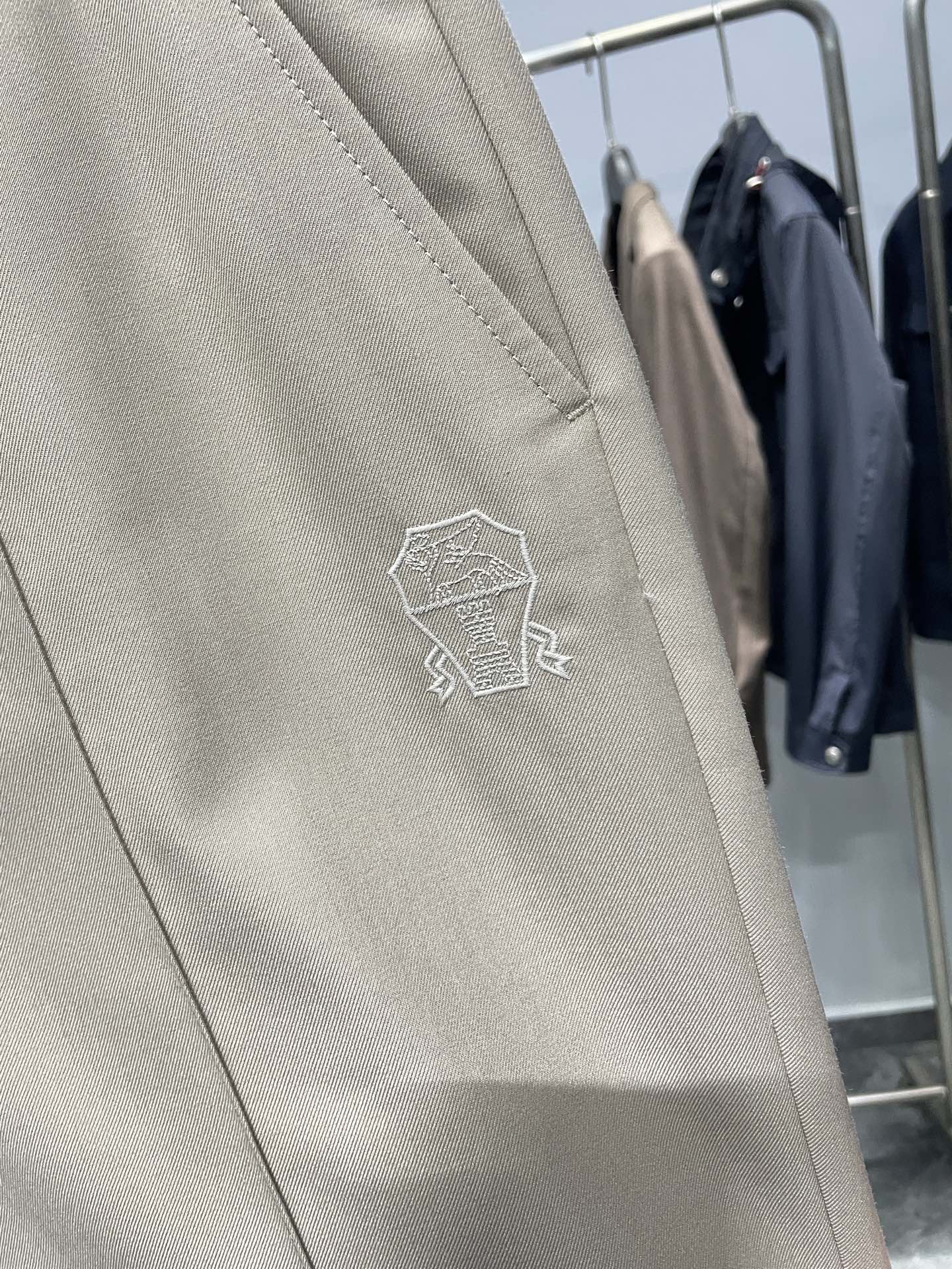 卡其色细节图～