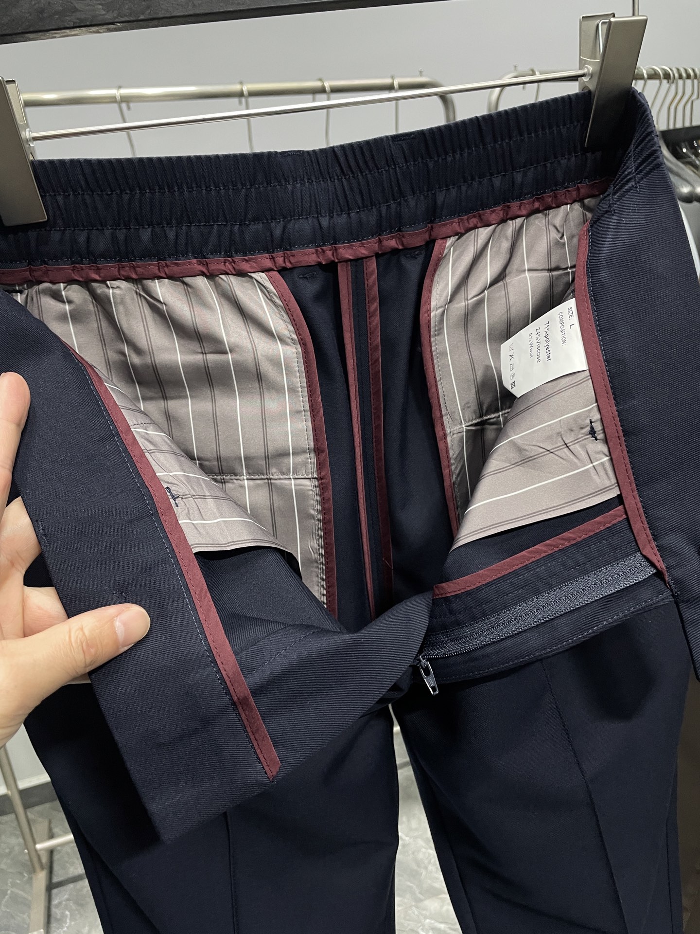 藏青色细节图～