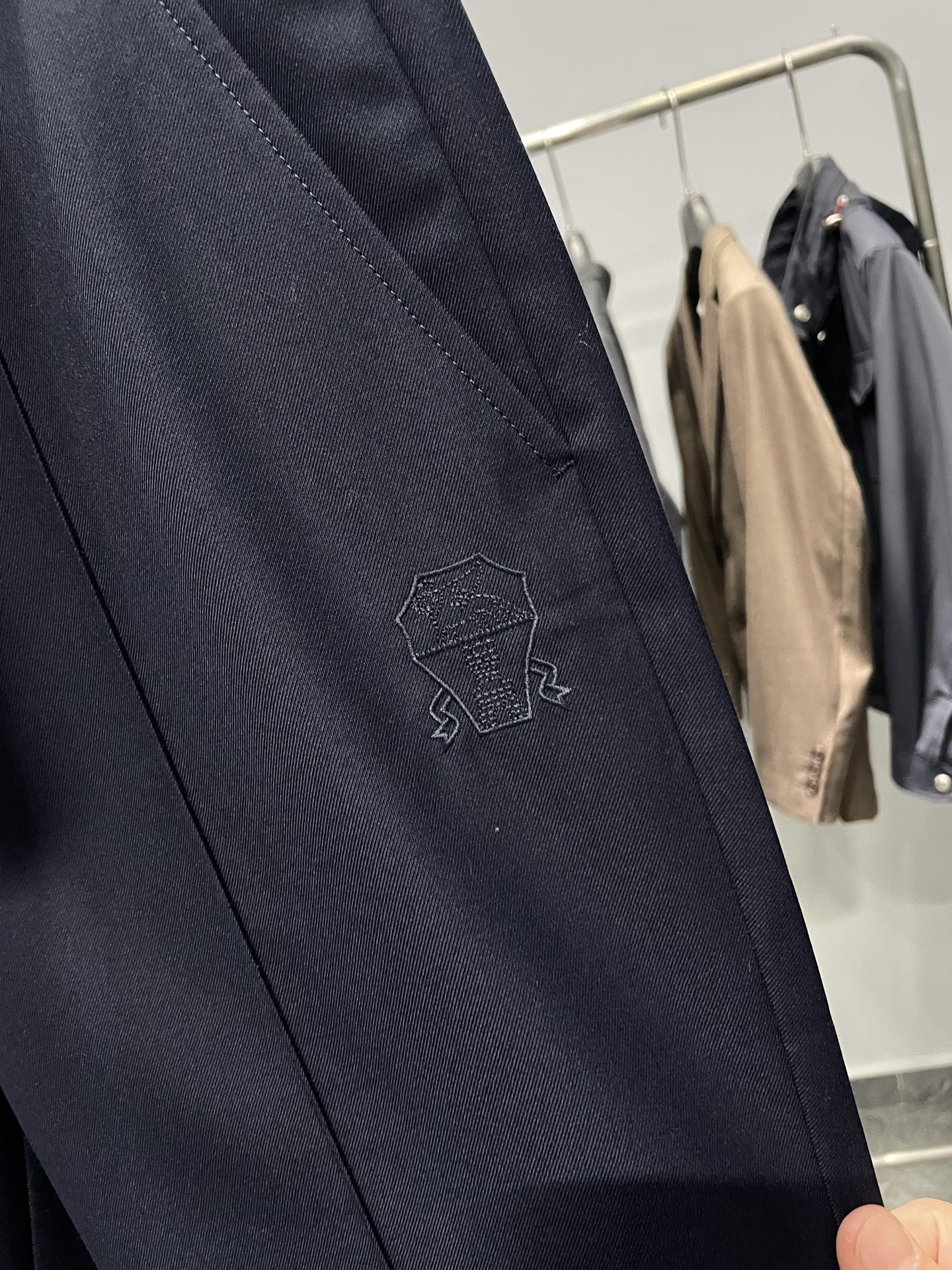 藏青色细节图～