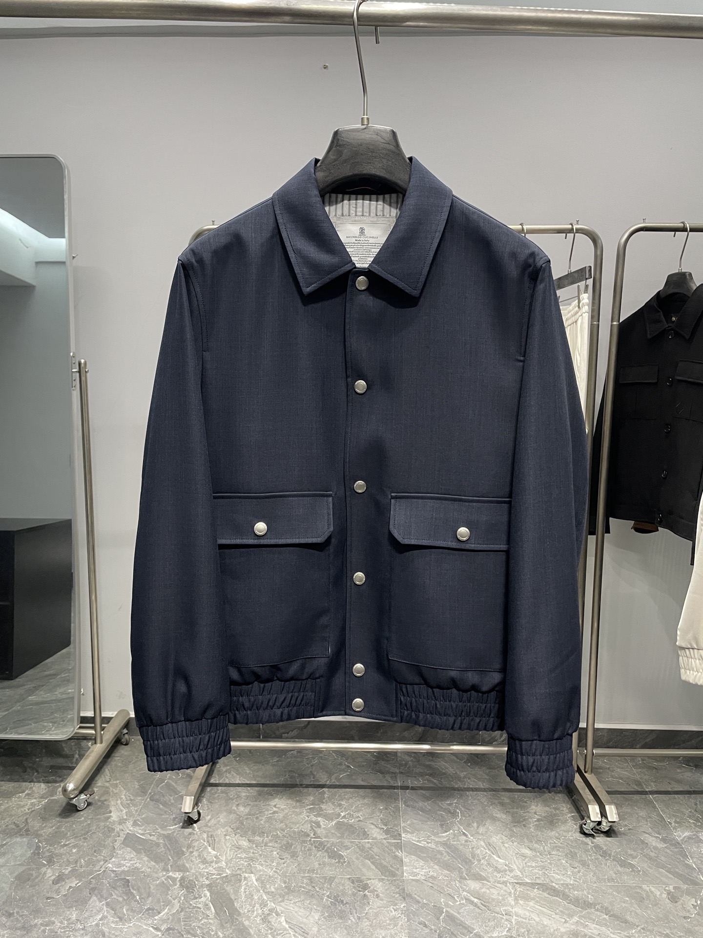 藏青色细节图～