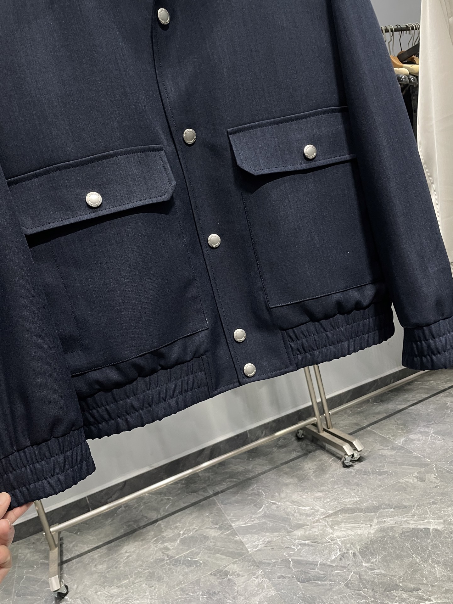 藏青色细节图～