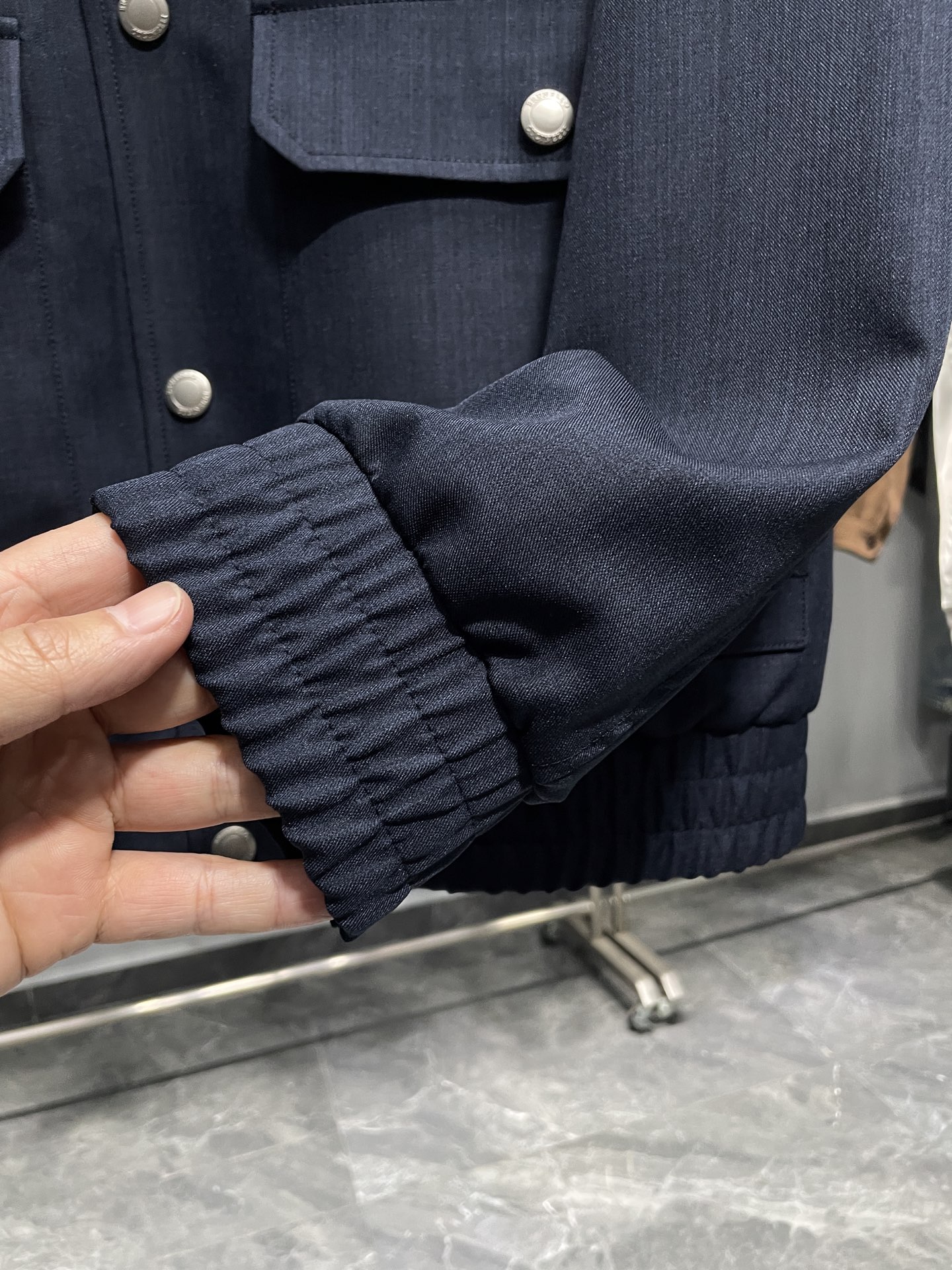 藏青色细节图～