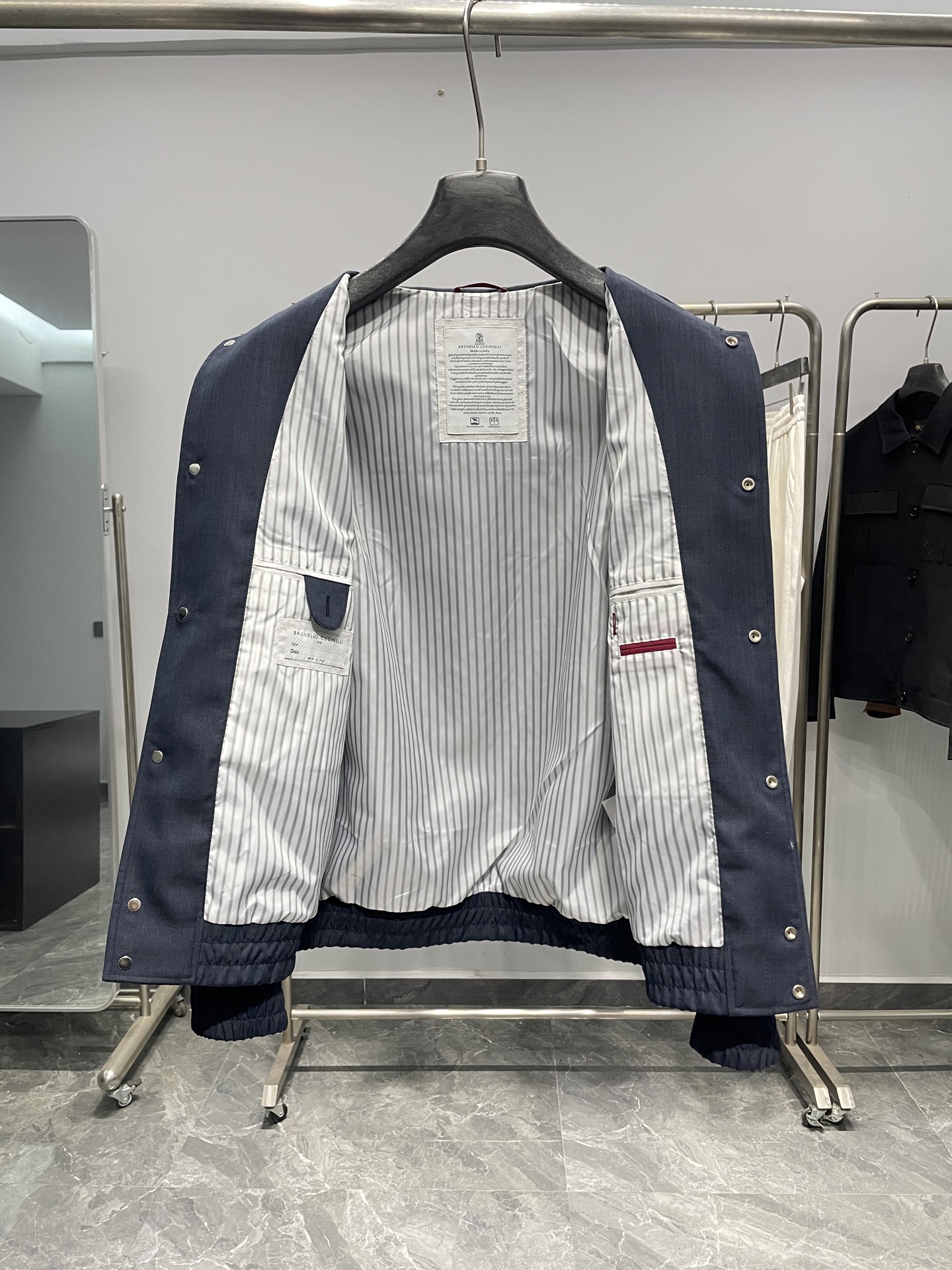 藏青色细节图～