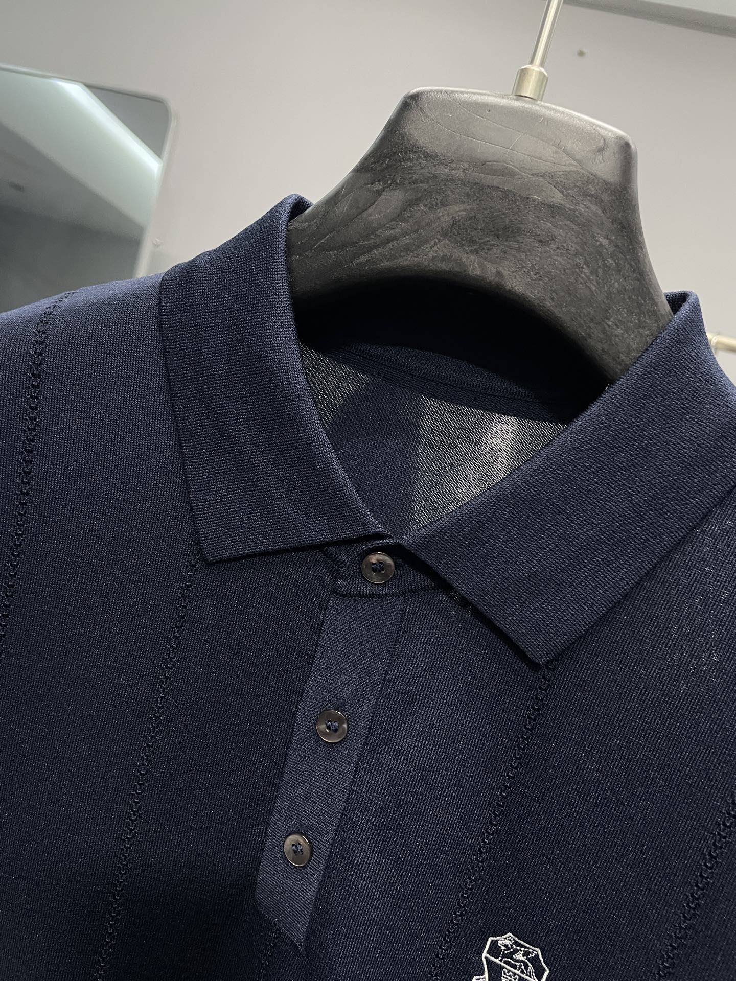 藏青色细节图～