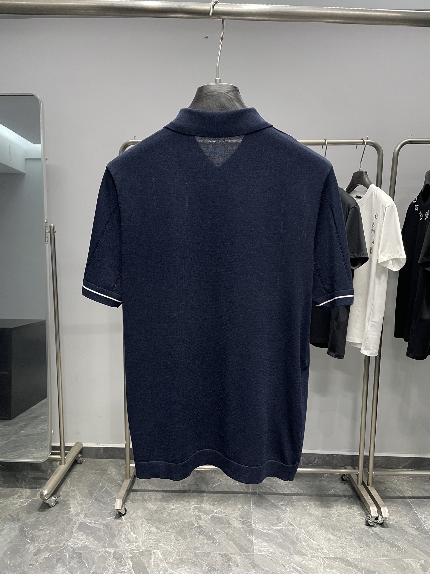 藏青色细节图～