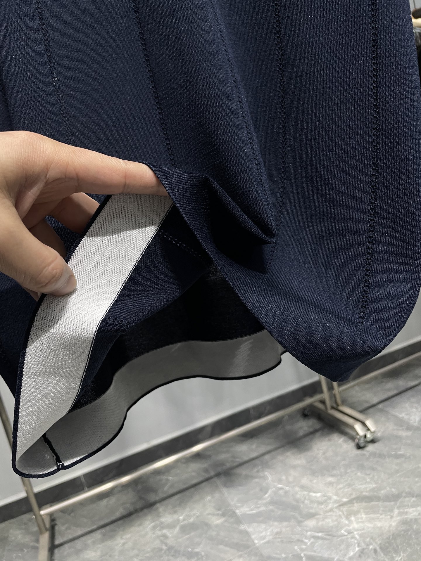 藏青色细节图～