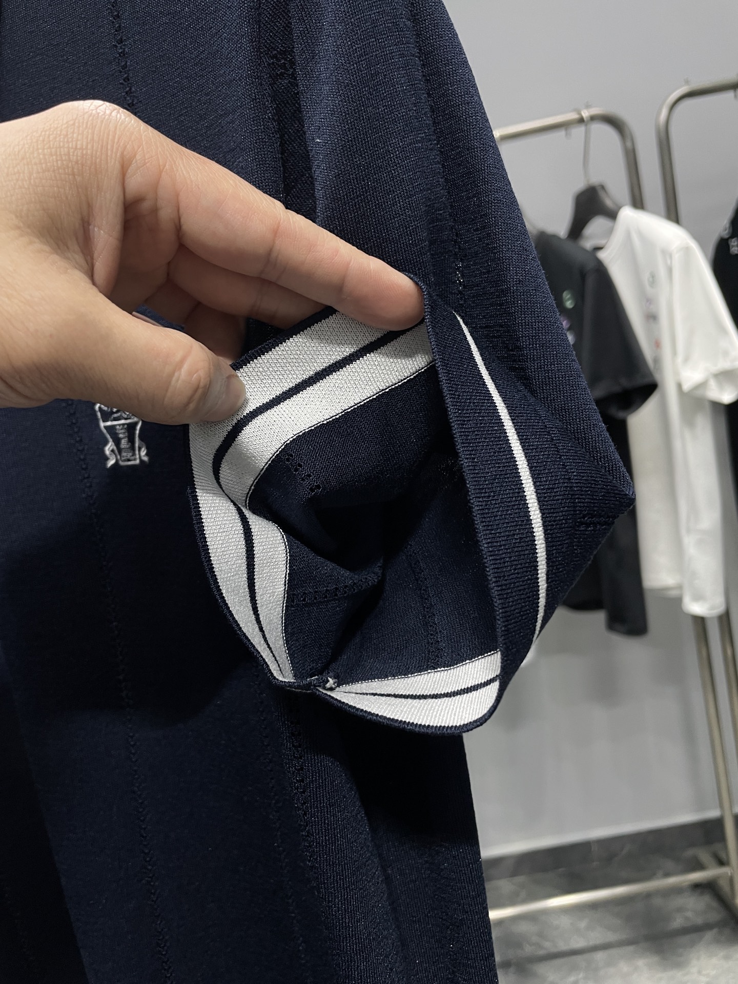 藏青色细节图～