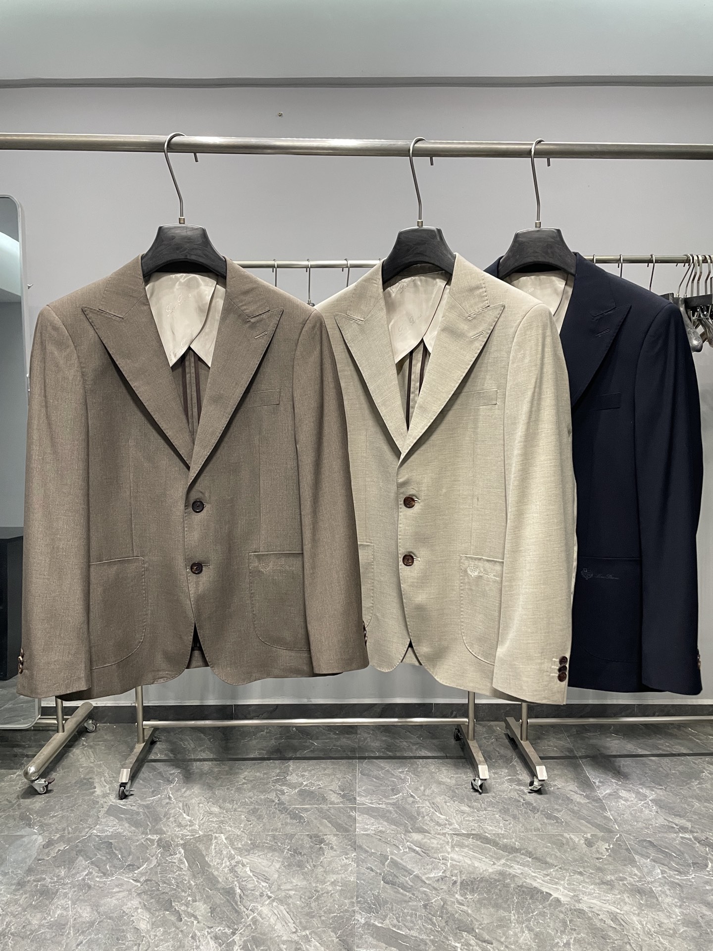 ～Loro piana76SS春季新款老钱风羊毛混纺男士商务休闲西装外套，现代男士衣橱里兼具质感与实穿性