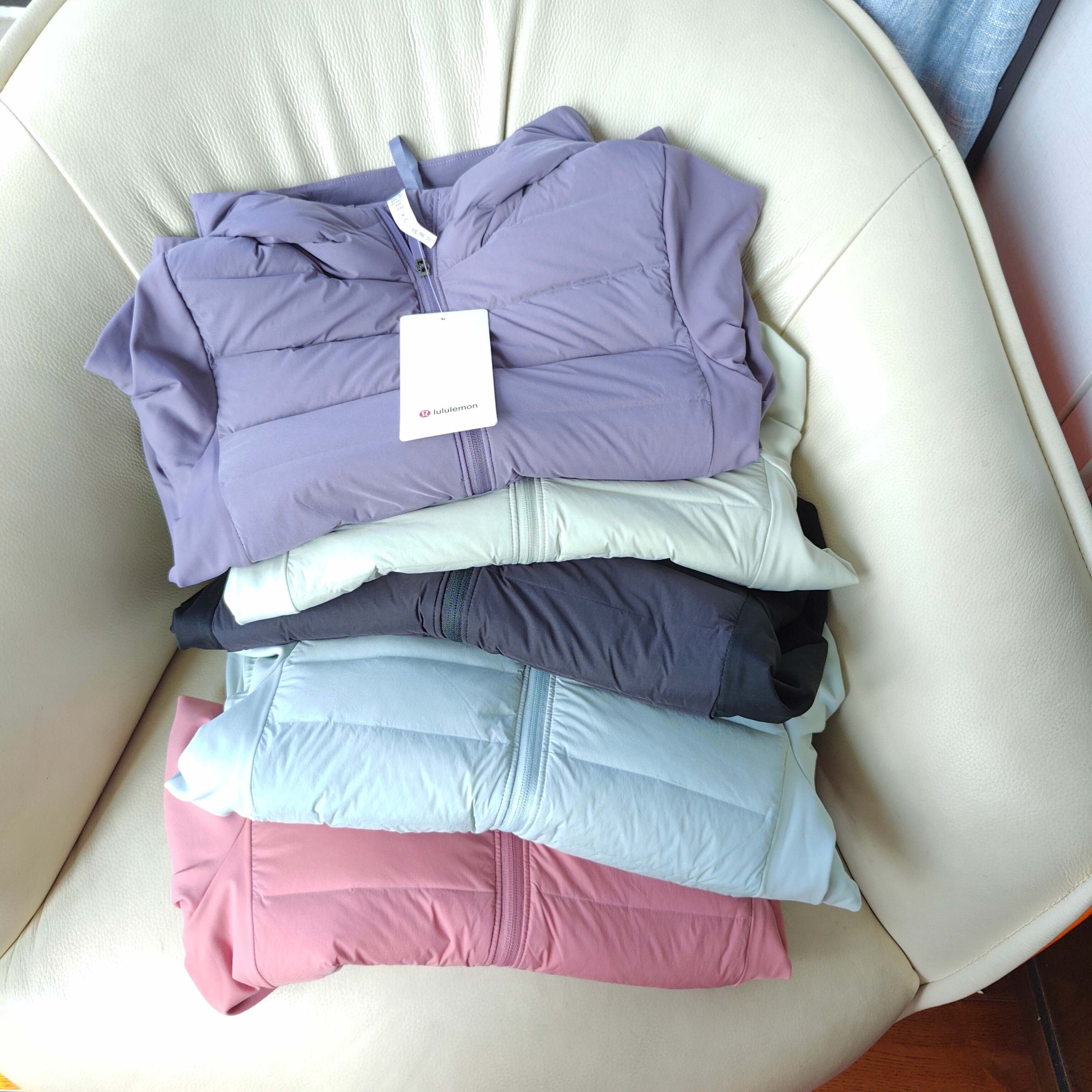 Lulu Seamless Padded Down Jacket - Lightweight, Slim Fit, and Stylish