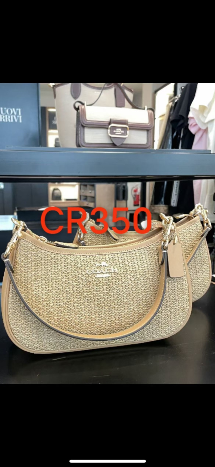 What are the best replica
 Coach High
 Crossbody & Shoulder Bags Straw Woven Underarm