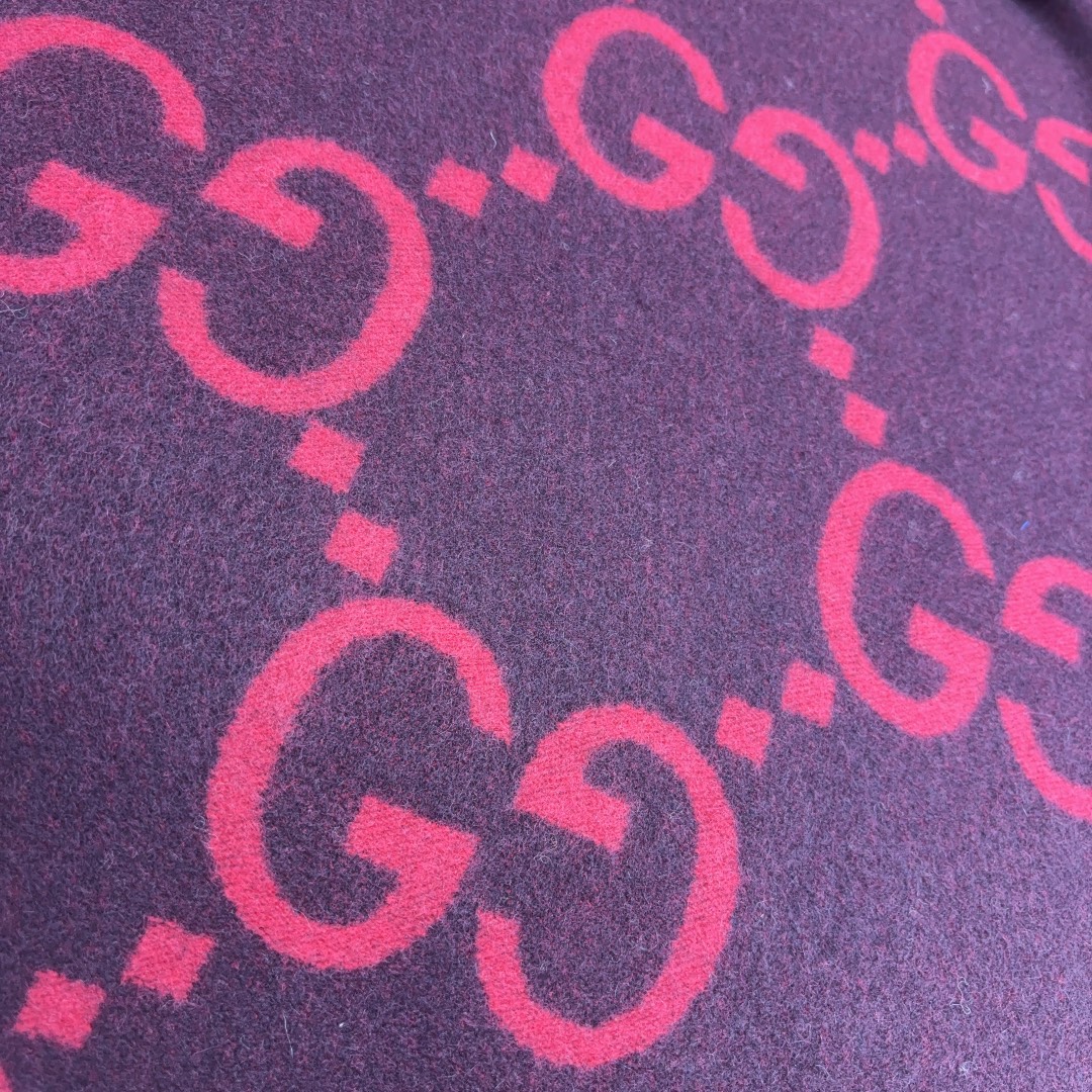 Gucci Wool Blend Scarf, GG Logo, 45 x 200 cm, Unisex, Everyday Use, Stylish 9 i1728896927 5159 1