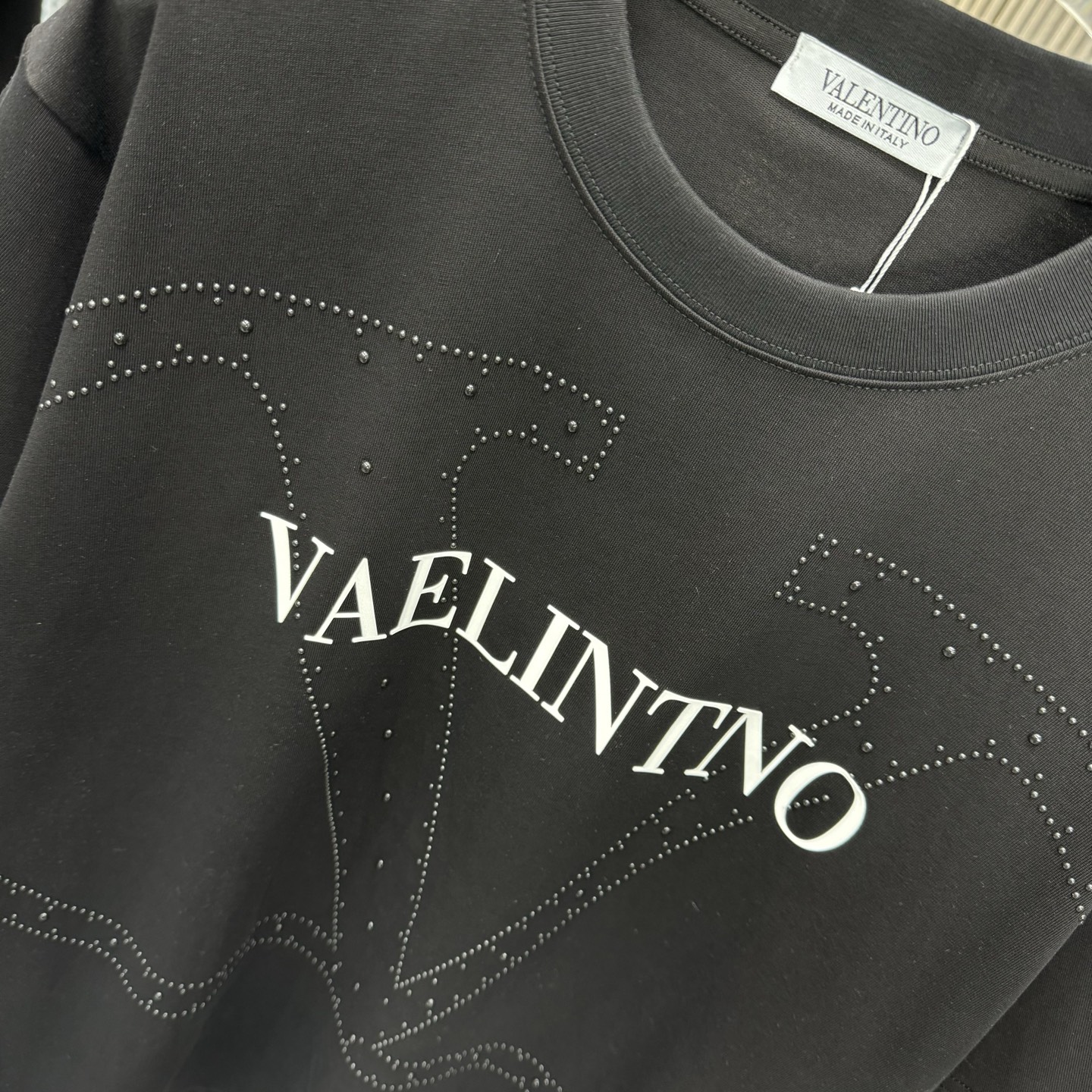 Valentino 25 FW New T-Shirt in 320 G-Tweaked Cotton: Cleaning and Sizing Details - 图片 6