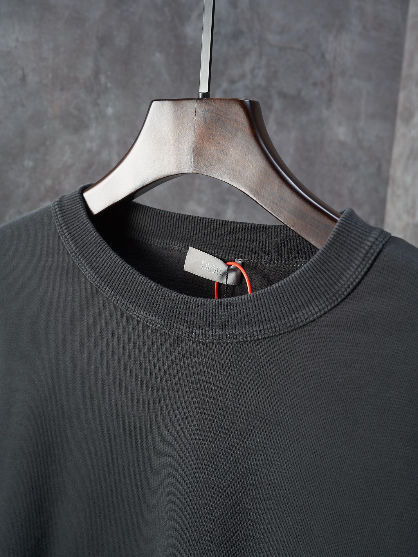 Dior Men's Gray CD Logo Crewneck Sweatshirt, Comfortable and Stylish 5 i1757541454829 7543 0 3