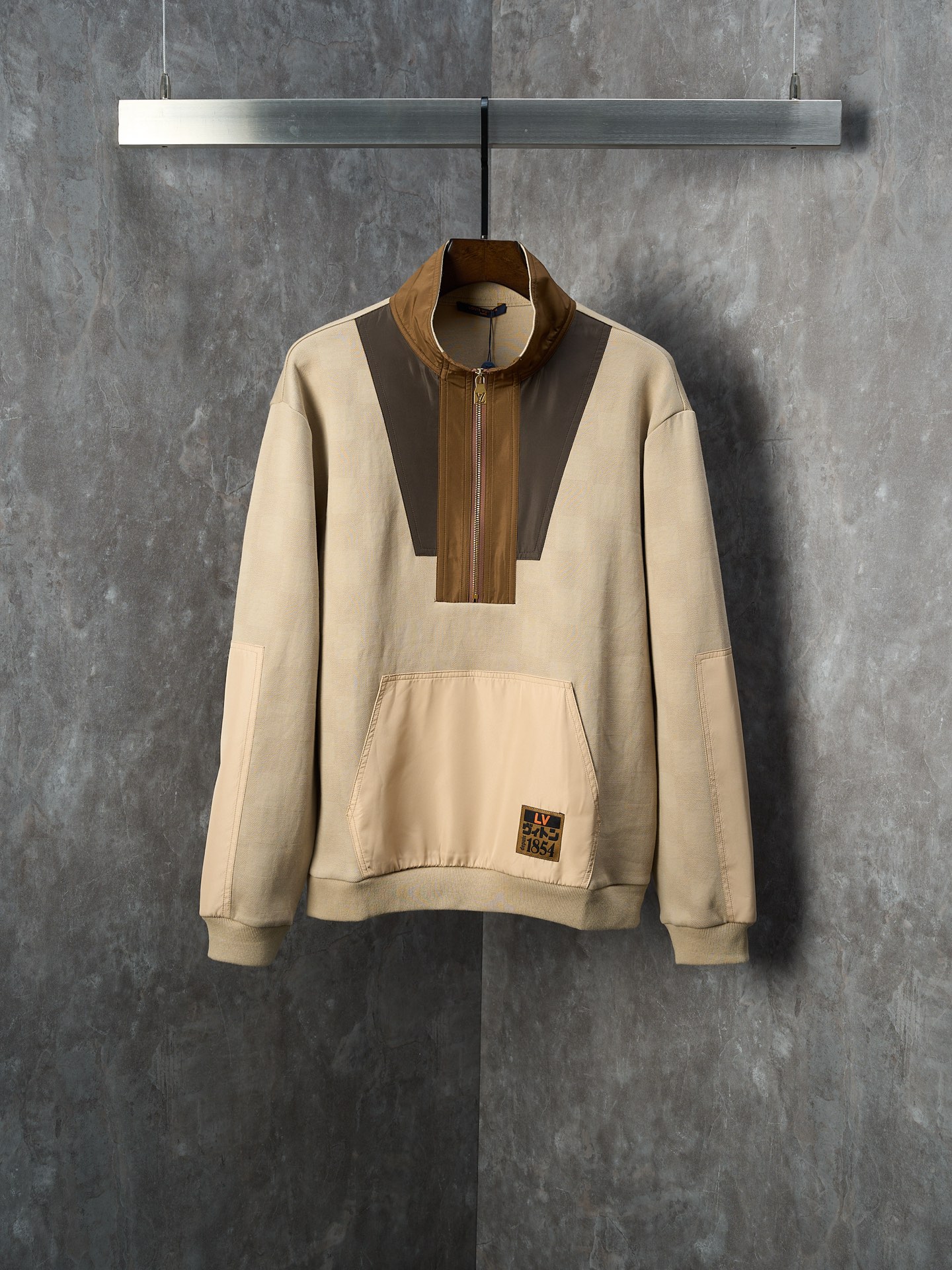 Louis Vuitton Damier Half-Zip Pullover Sweatshirt - Limited Edition