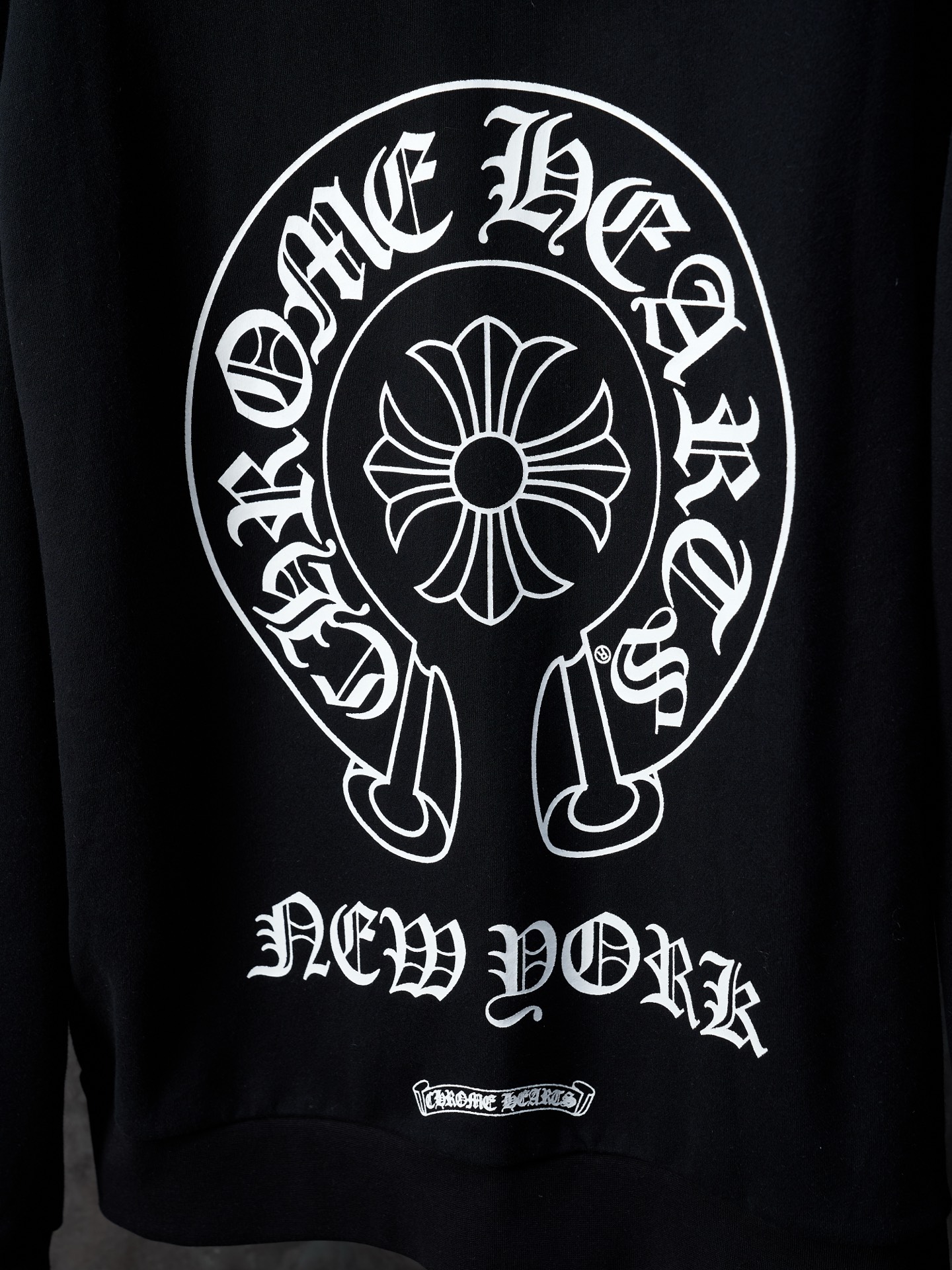 Chrome Hearts Black Cotton Blend Zip-Up Hoodie with Cross Logo,Relaxed Fit 9 i1758493761293 6965 0 8