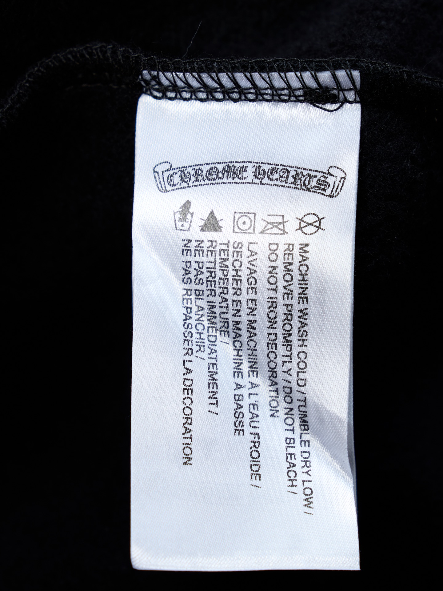 Chrome Hearts Black Cotton Blend Zip-Up Hoodie with Cross Logo,Relaxed Fit 10 i1758493762274 8392 0 9