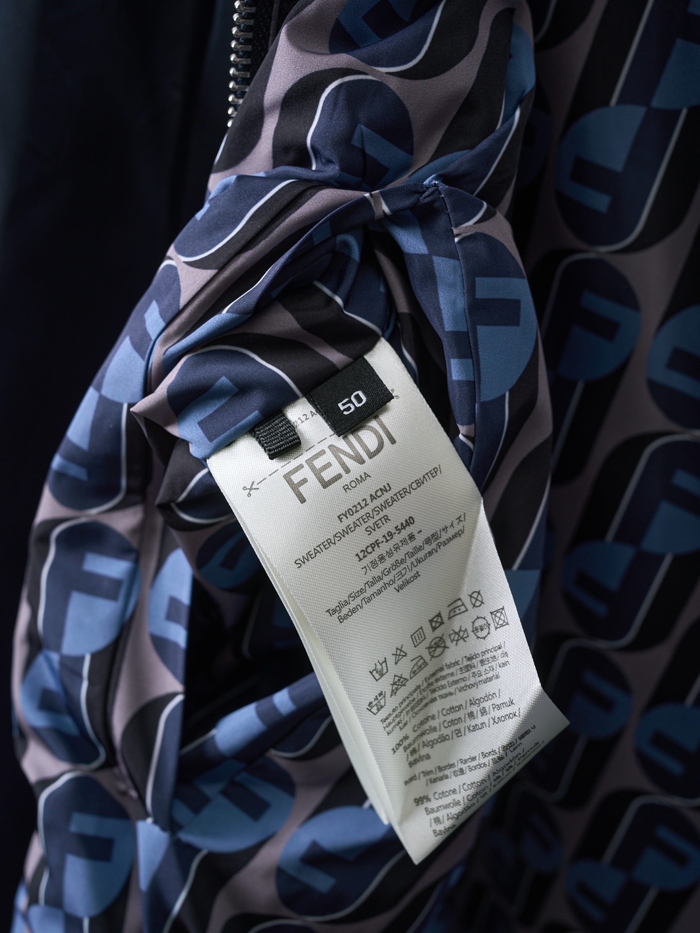Fendi FF Logo Reversible Hooded Windbreaker Jacket - Gray Blue 15 i1759443547140 3623 0 12
