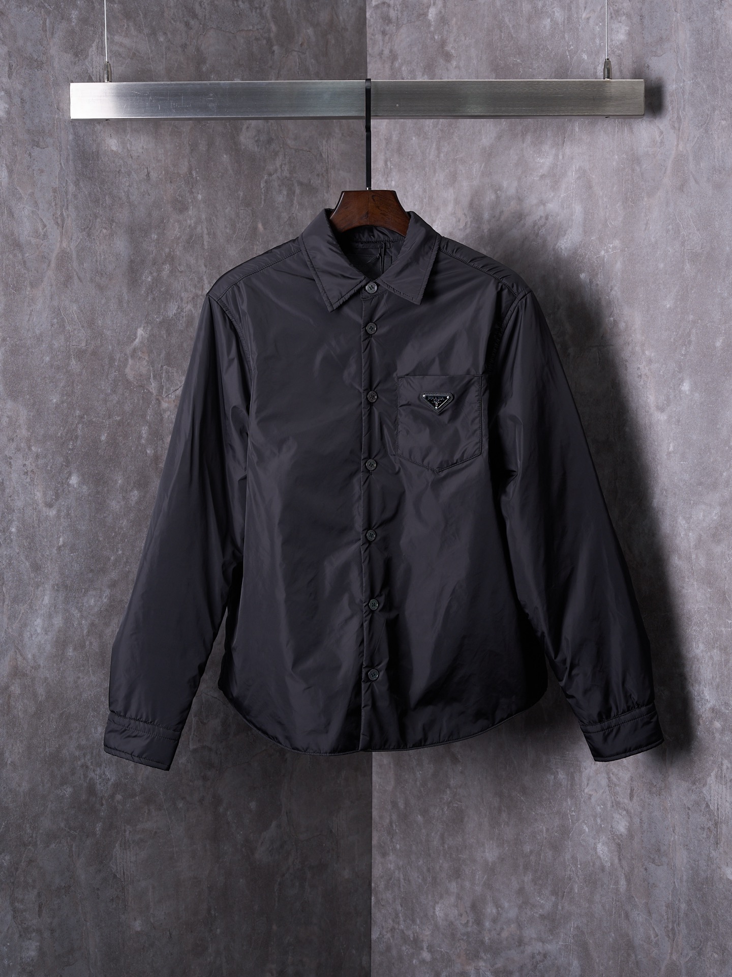 Prada Re-Nylon Lightweight Shirt Jacket - Iconic Style & Comfort