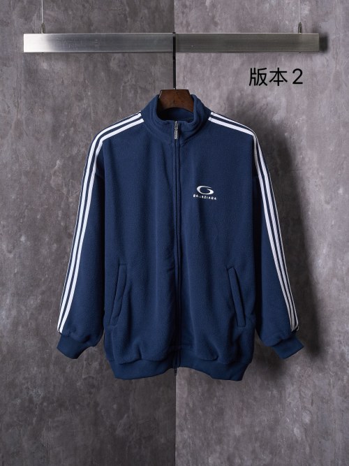Balenciaga Loop Sports Icon Zip-Up Jacket - High-Performance Knitwear 1 Balenciaga Loop Sports Icon Zip-Up Jacket - High-Performance Knitwear