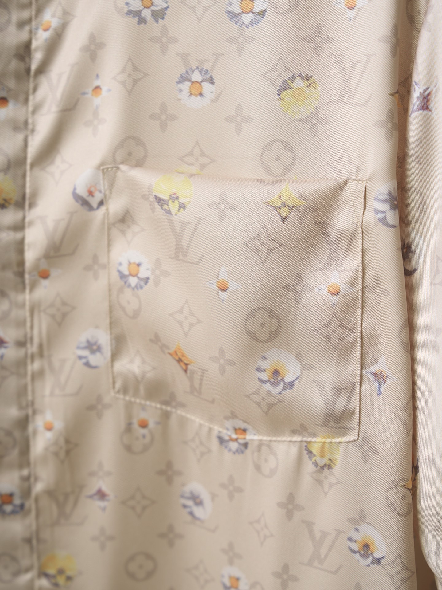 Louis Vuitton 380【实物挂拍】LV/路易威登 满印花朵老花短袖衬衫