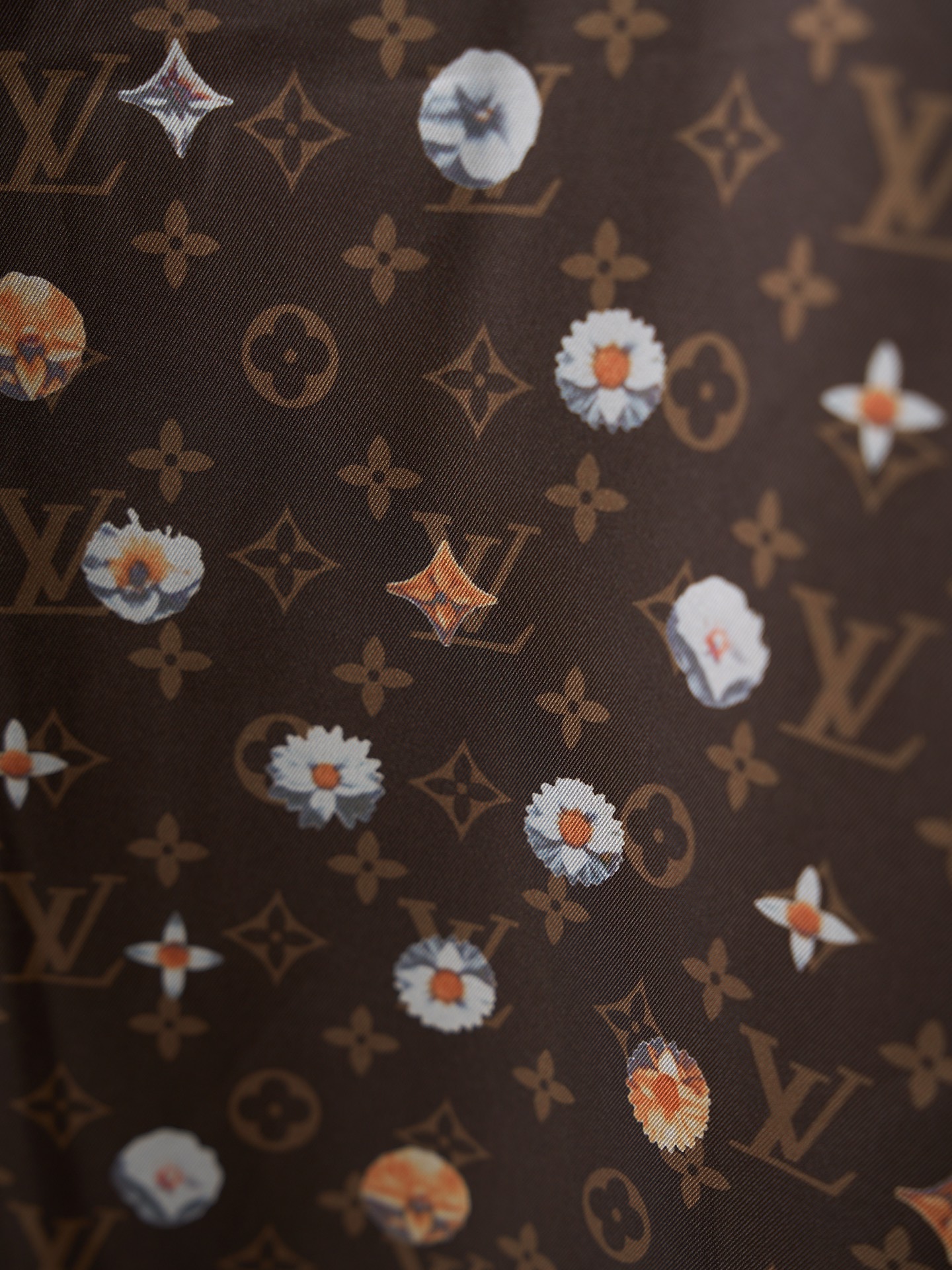 Louis Vuitton 380【实物挂拍】LV/路易威登 满印花朵老花短袖衬衫