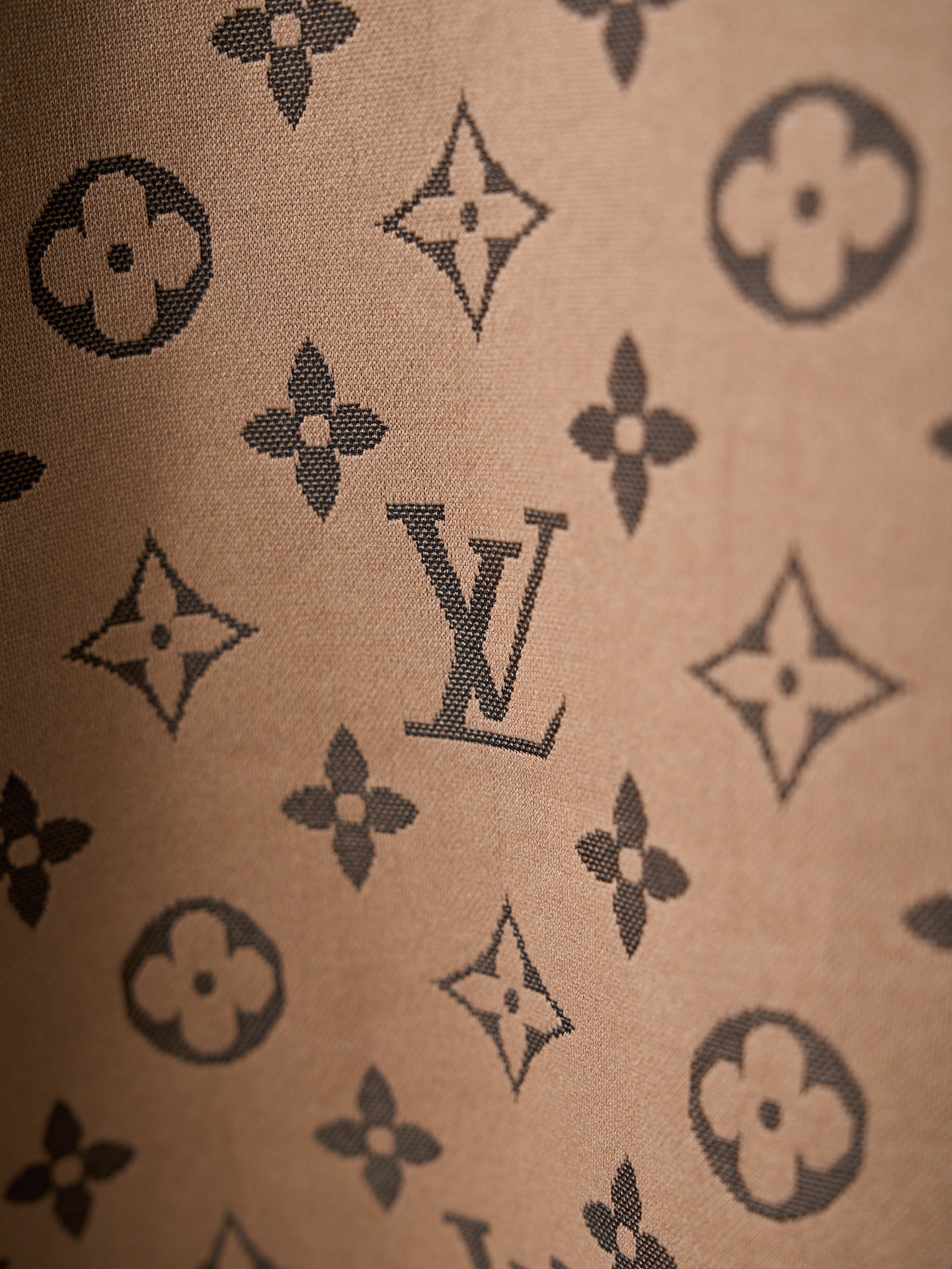 Louis Vuitton 满印老花提花短袖Polo衫