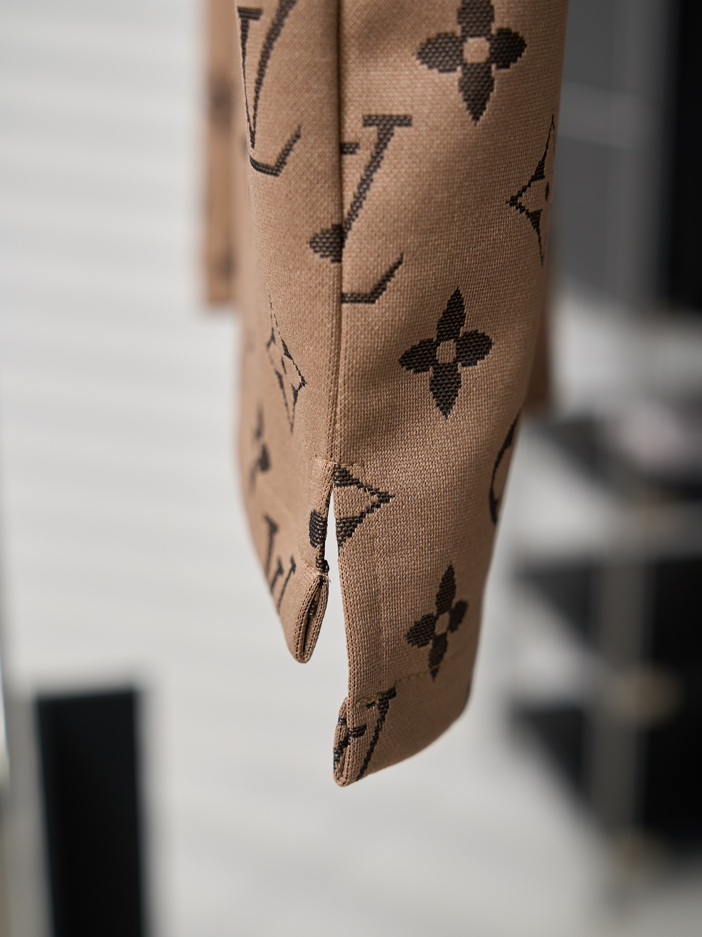 Louis Vuitton 满印老花提花短袖Polo衫