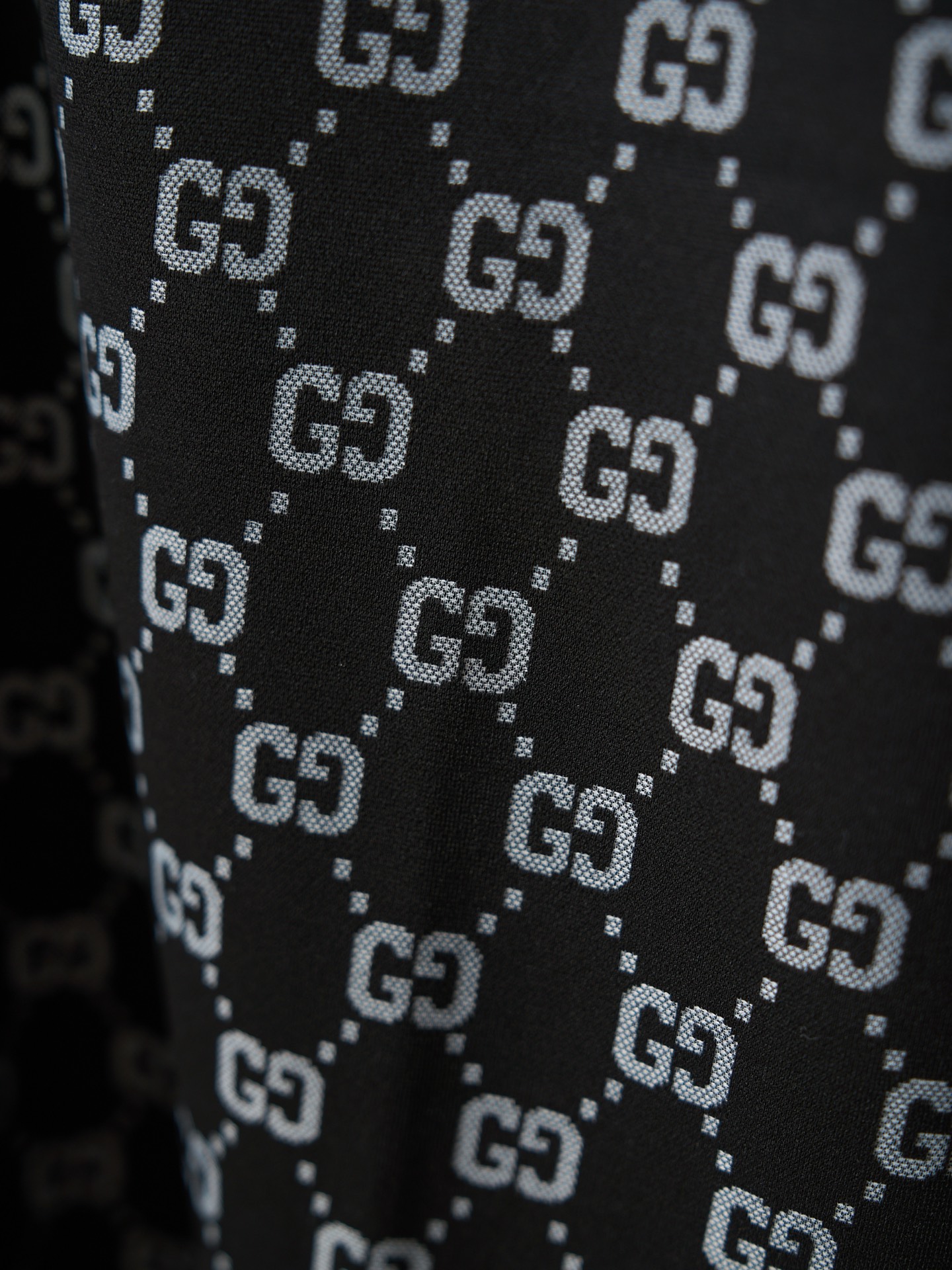 Gucci 满印GG老花短袖Polo衫