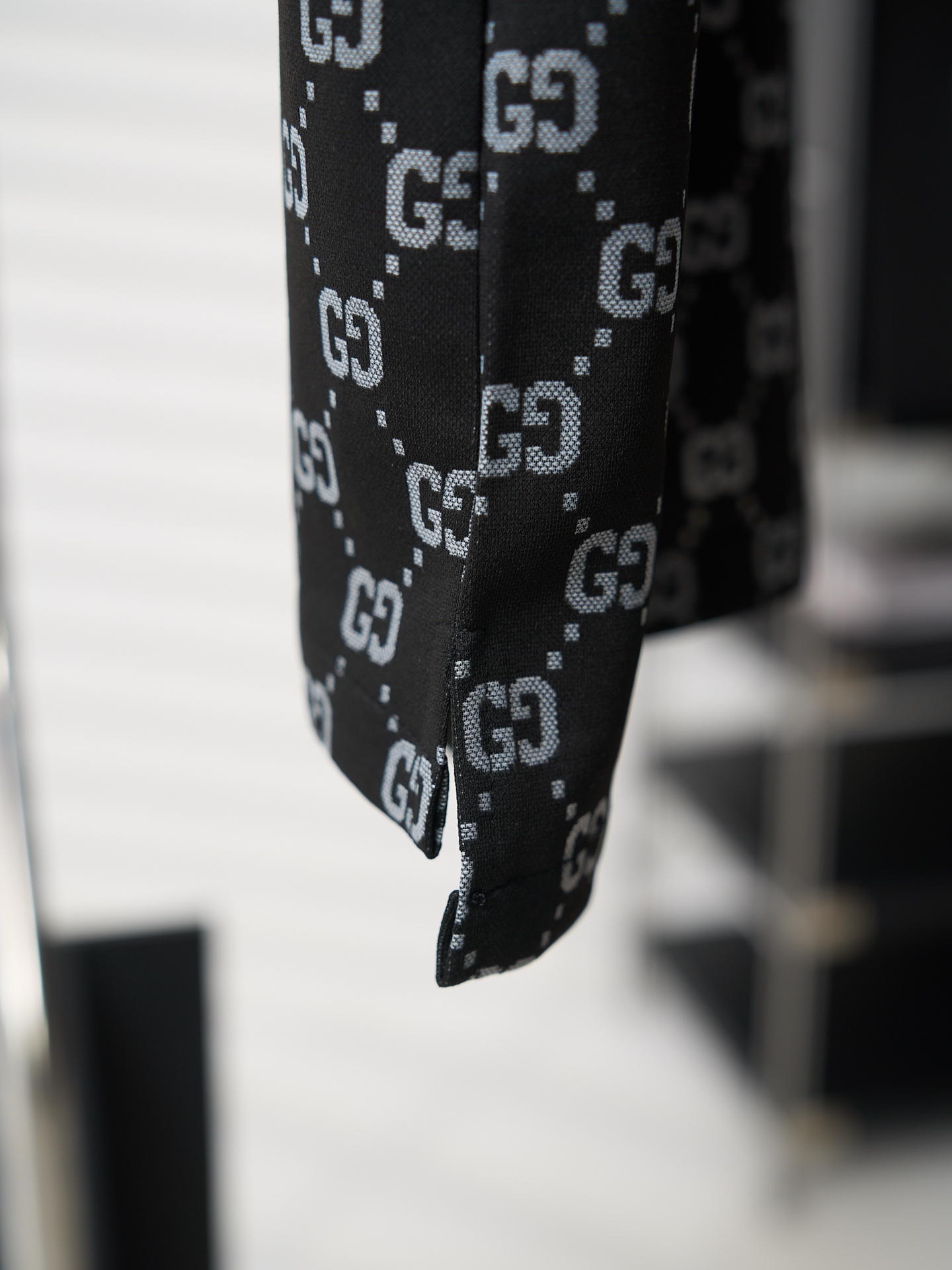Gucci 满印GG老花短袖Polo衫