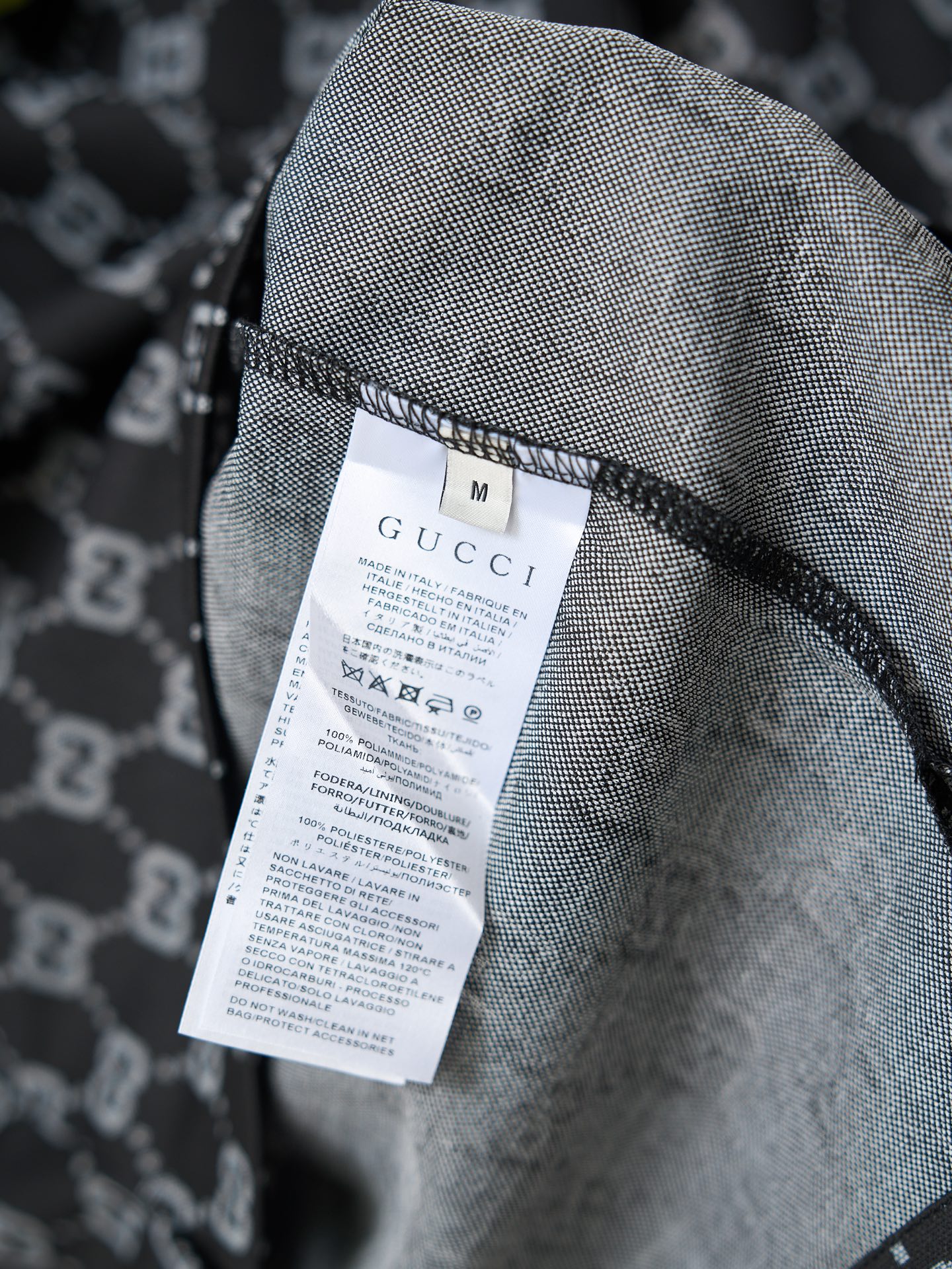 Gucci 满印GG老花短袖Polo衫