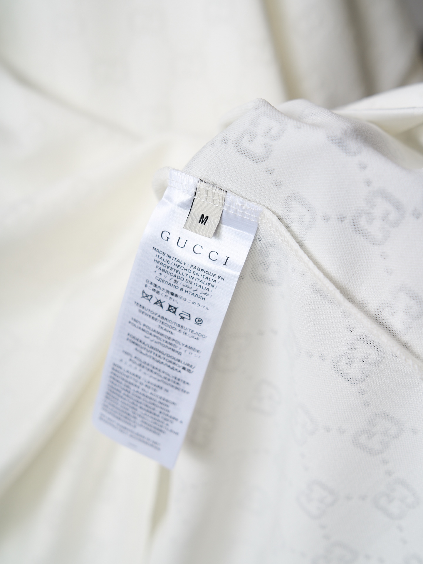 Gucci 满印GG老花提花短袖Polo衫