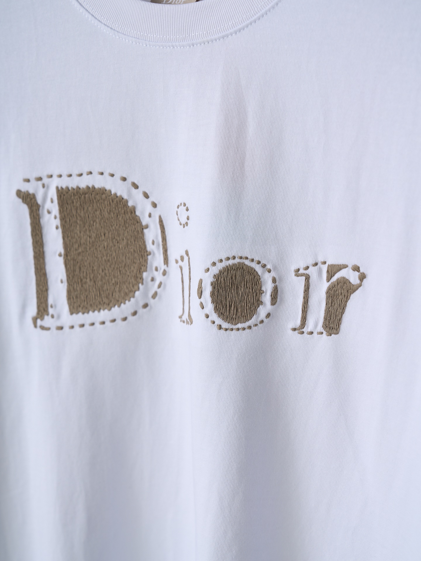Dior Reverse 刺绣圆领短袖T恤版本3