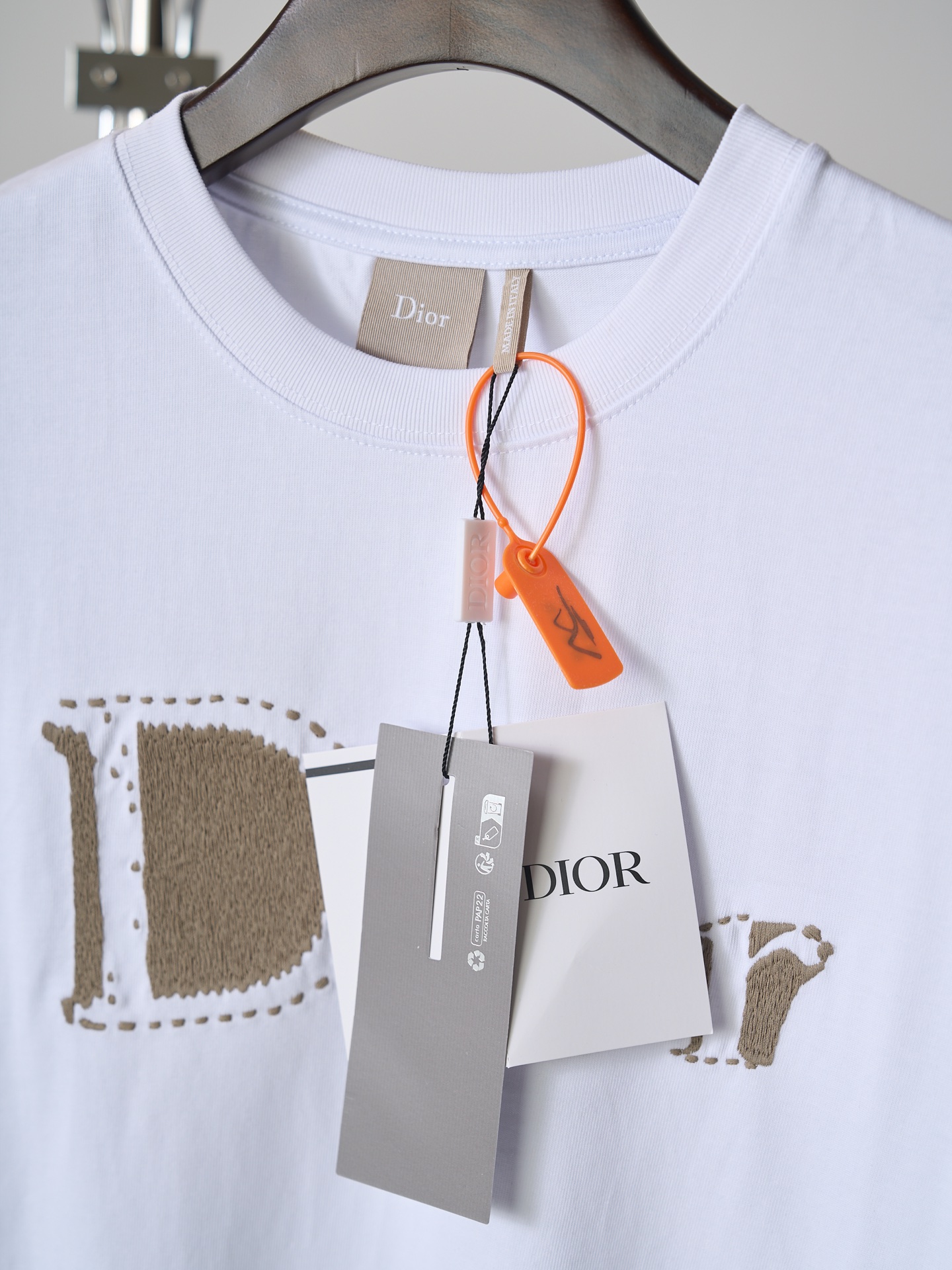 Dior Reverse 刺绣圆领短袖T恤版本3