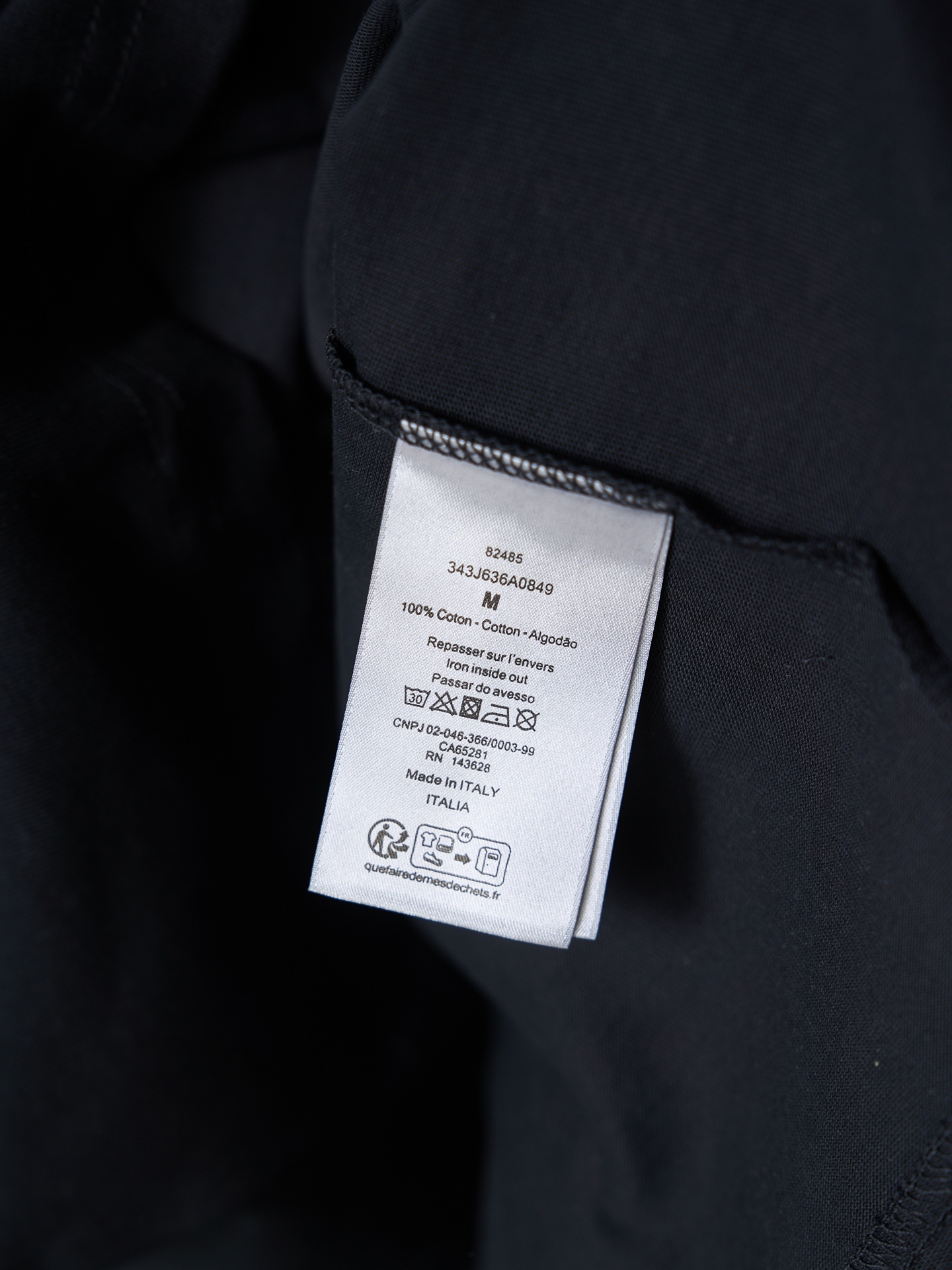 Dior Reverse 刺绣圆领短袖T恤版本3
