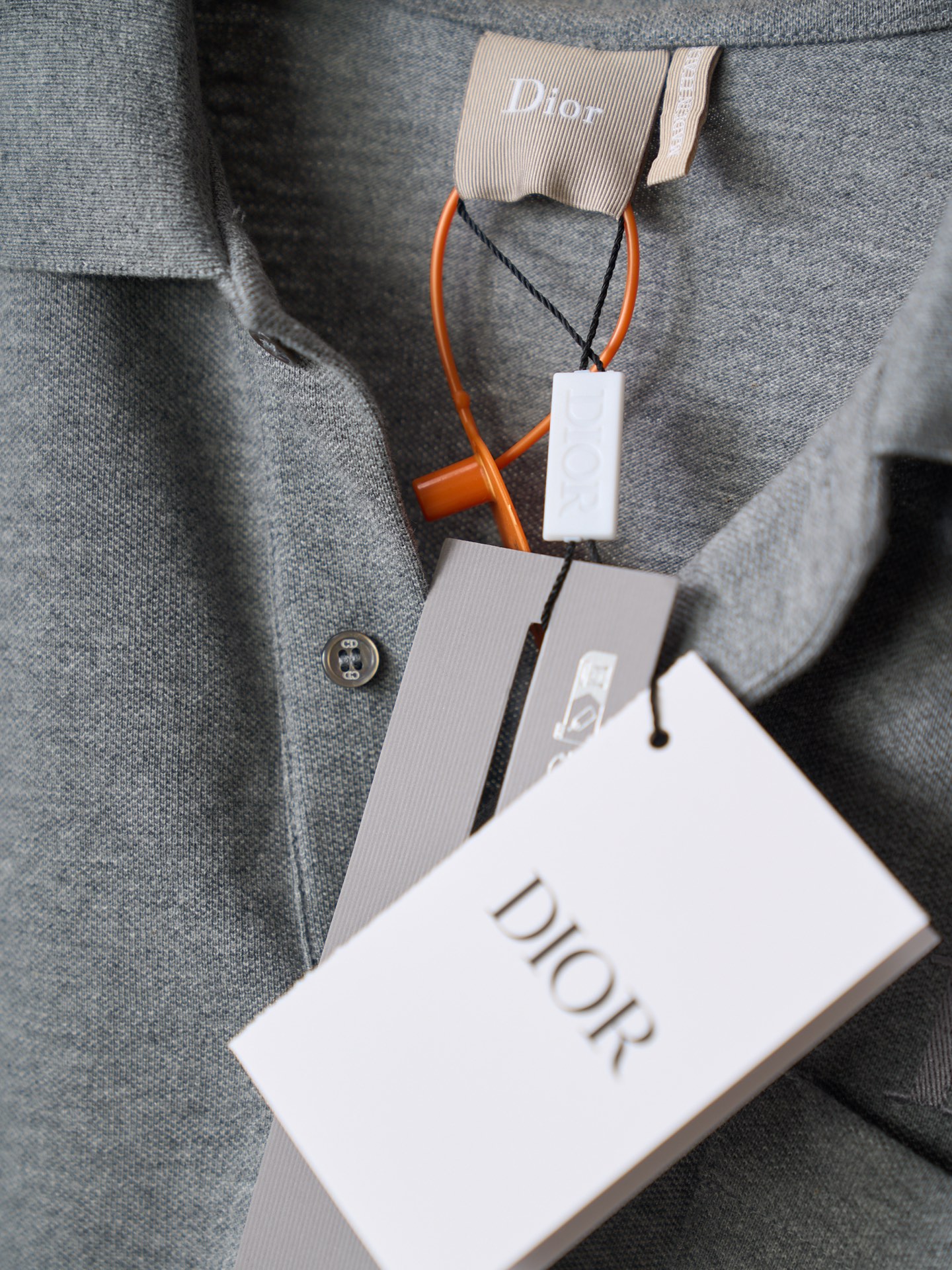 Dior 字母刺绣口袋短袖Polo衫版本2