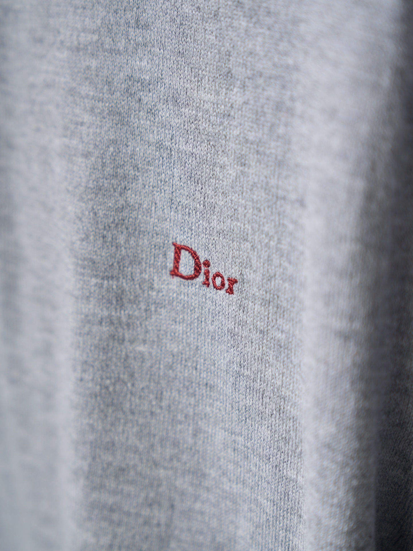 Dior 字母刺绣标识针织短袖POLO衫