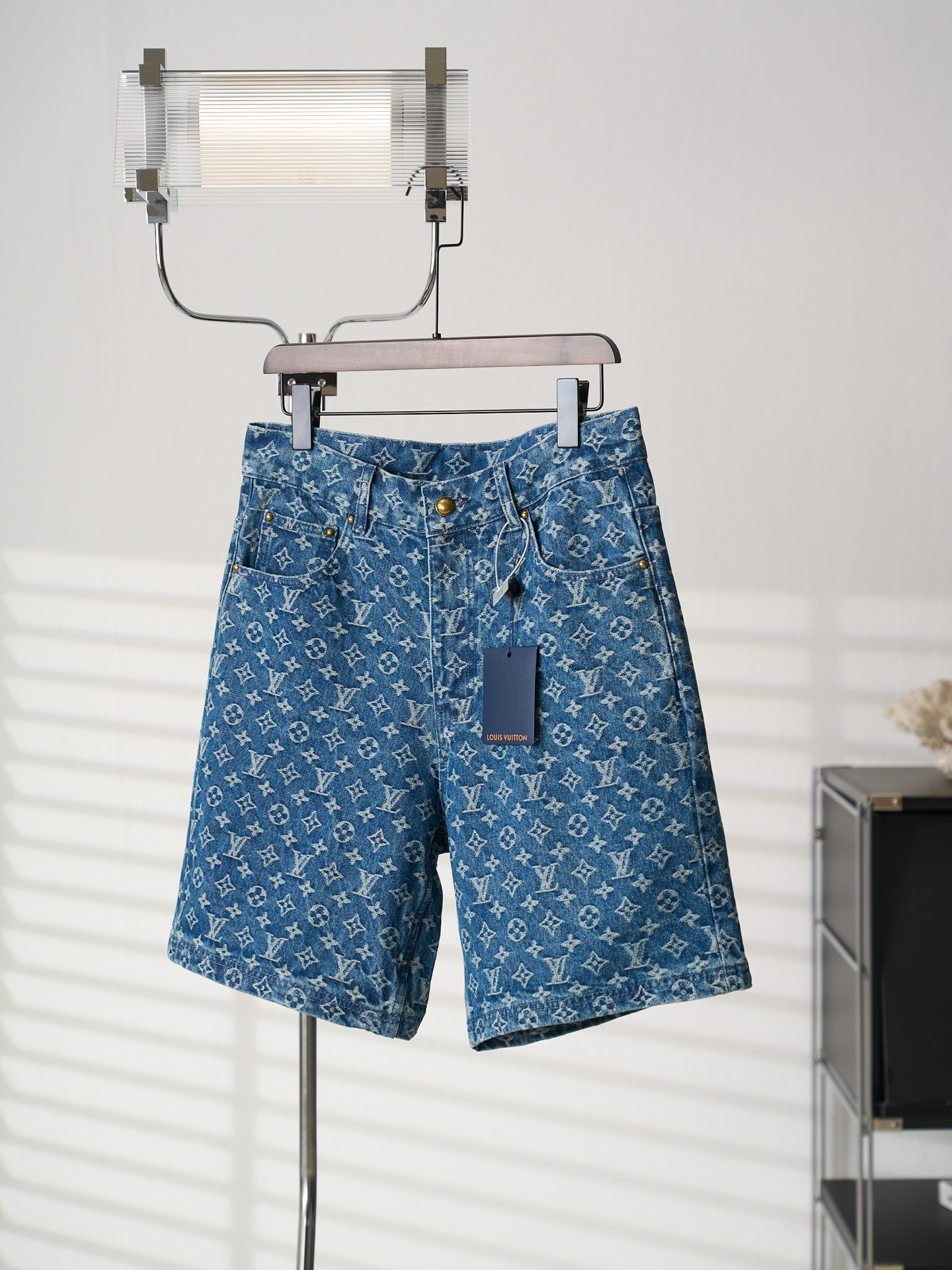 Louis Vuitton MONOGRAM满幅提花牛仔短裤版本2