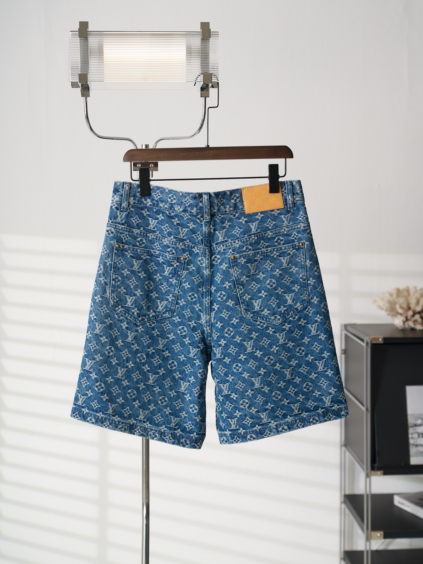 Louis Vuitton MONOGRAM满幅提花牛仔短裤版本2