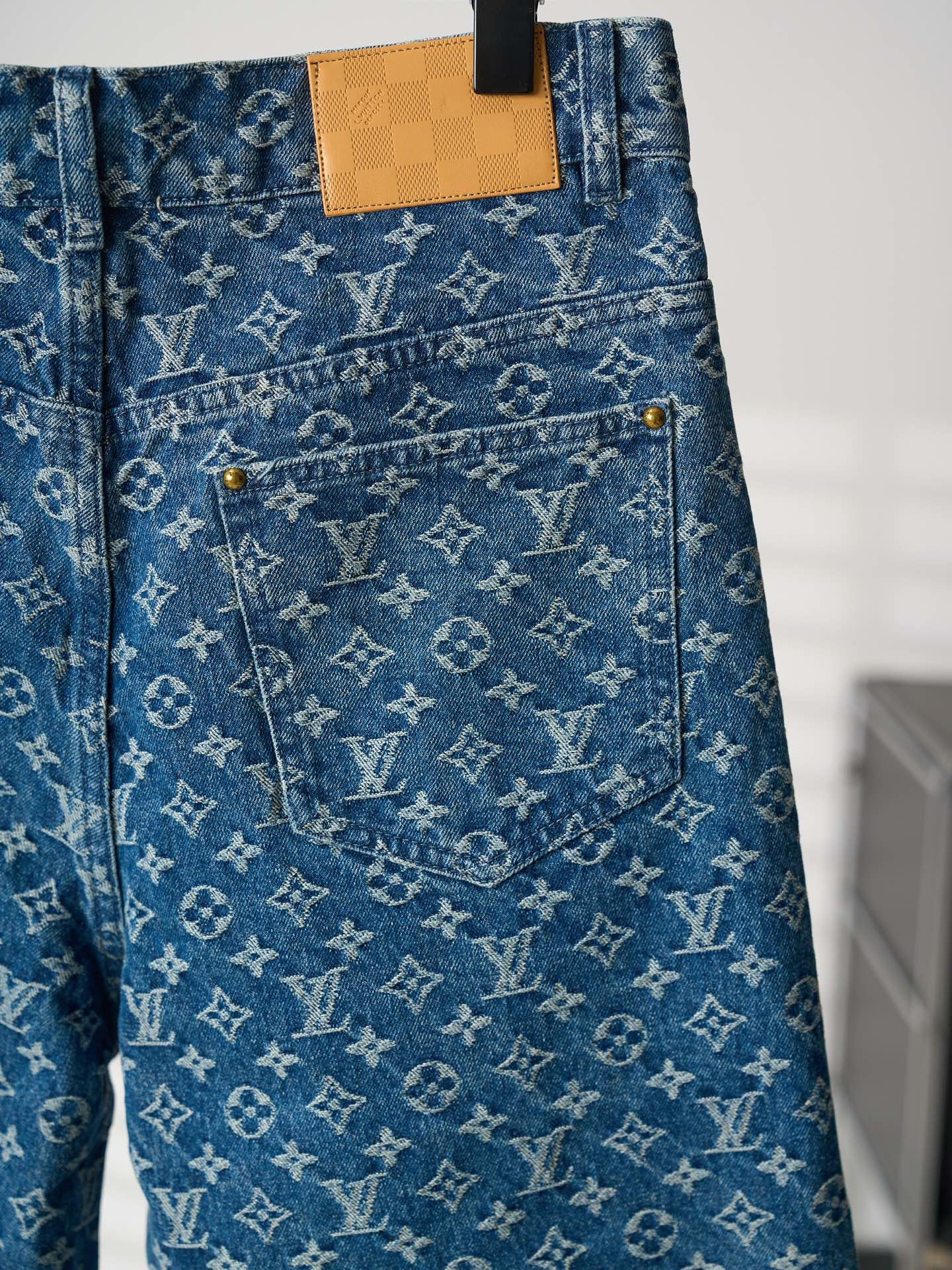 Louis Vuitton MONOGRAM满幅提花牛仔短裤版本2