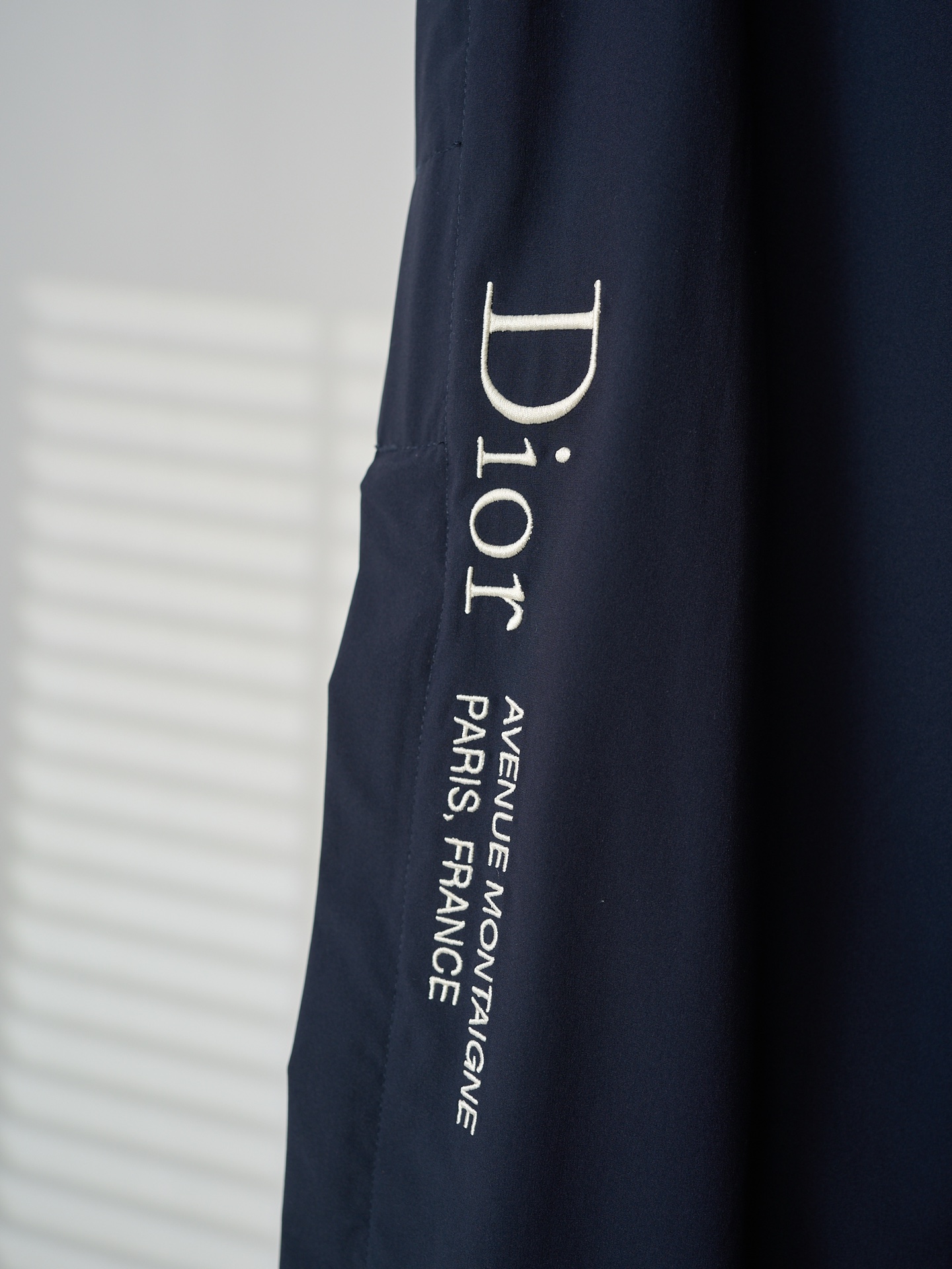 Dior 字母刺绣两侧拉链运动休闲长裤
