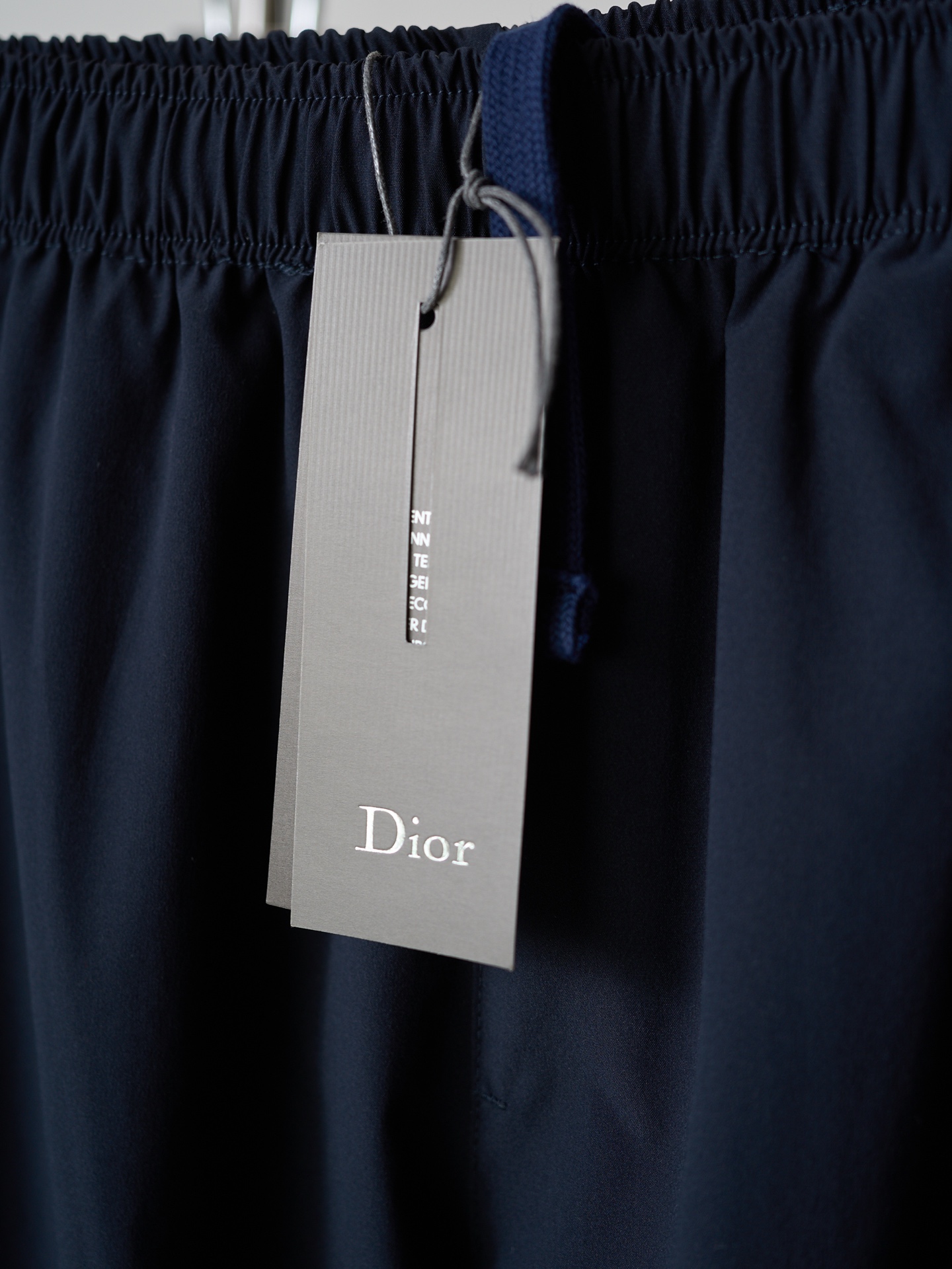 Dior 字母刺绣两侧拉链运动休闲长裤